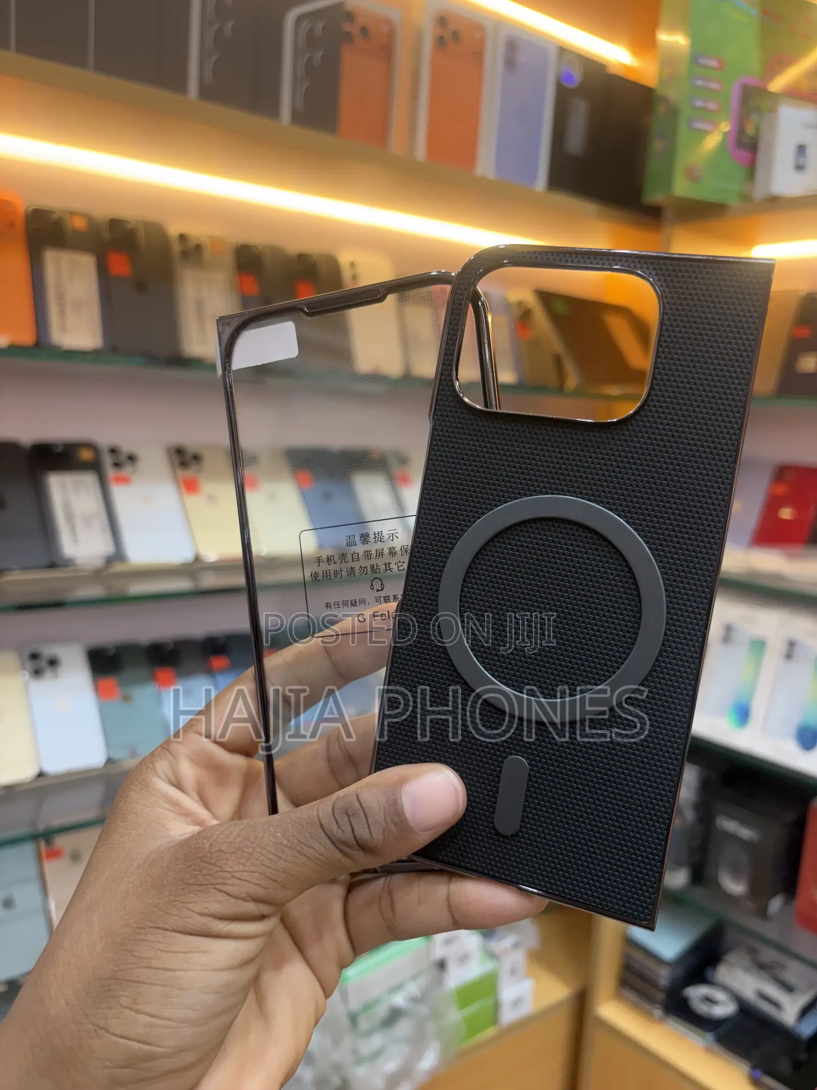Black Pixel 9ProFold Case With Glass Protector