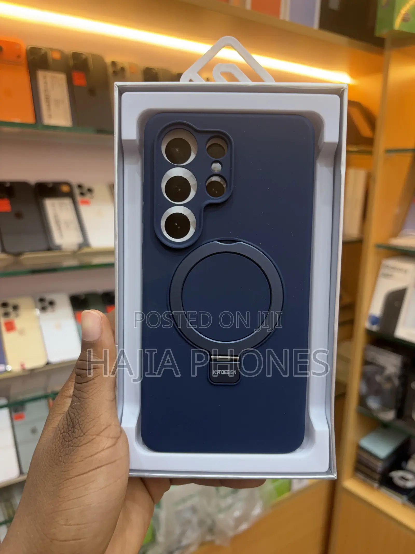 Blue Samsung S26Ultra Case With Kickstand