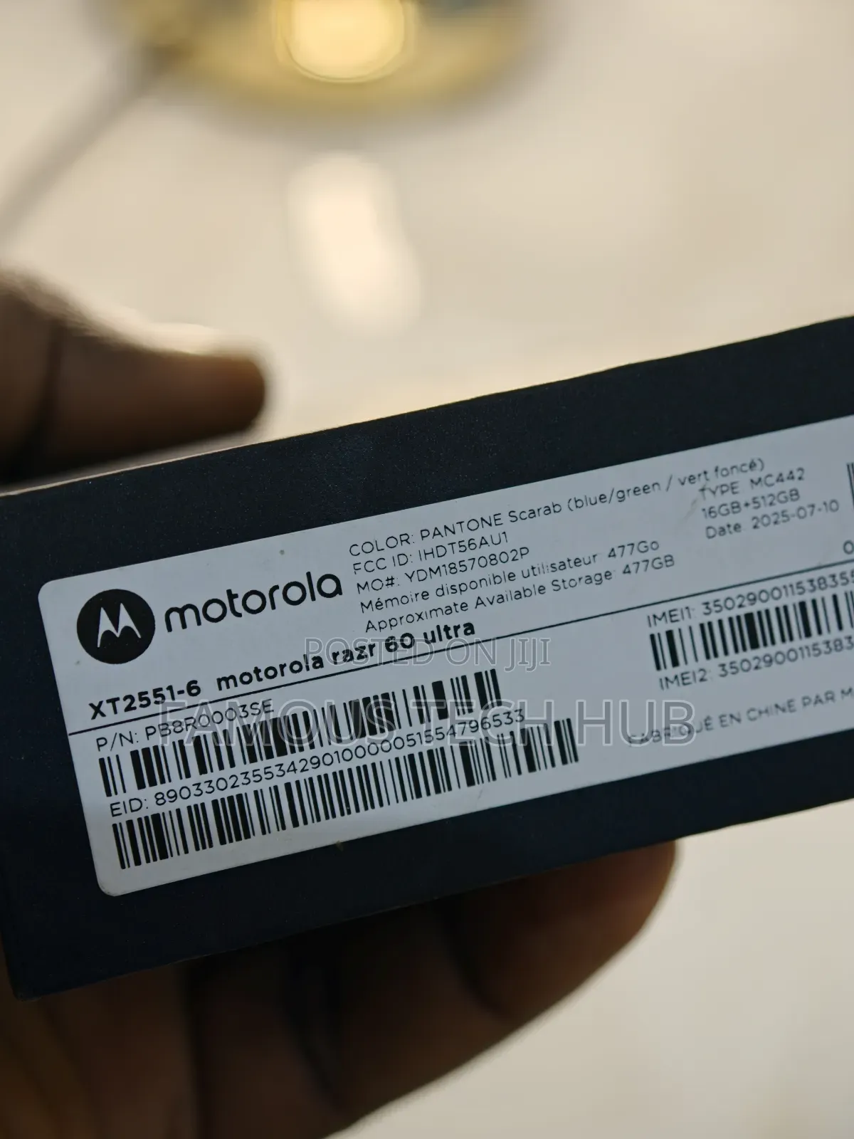 New Motorola Razr 60 Ultra 512 GB