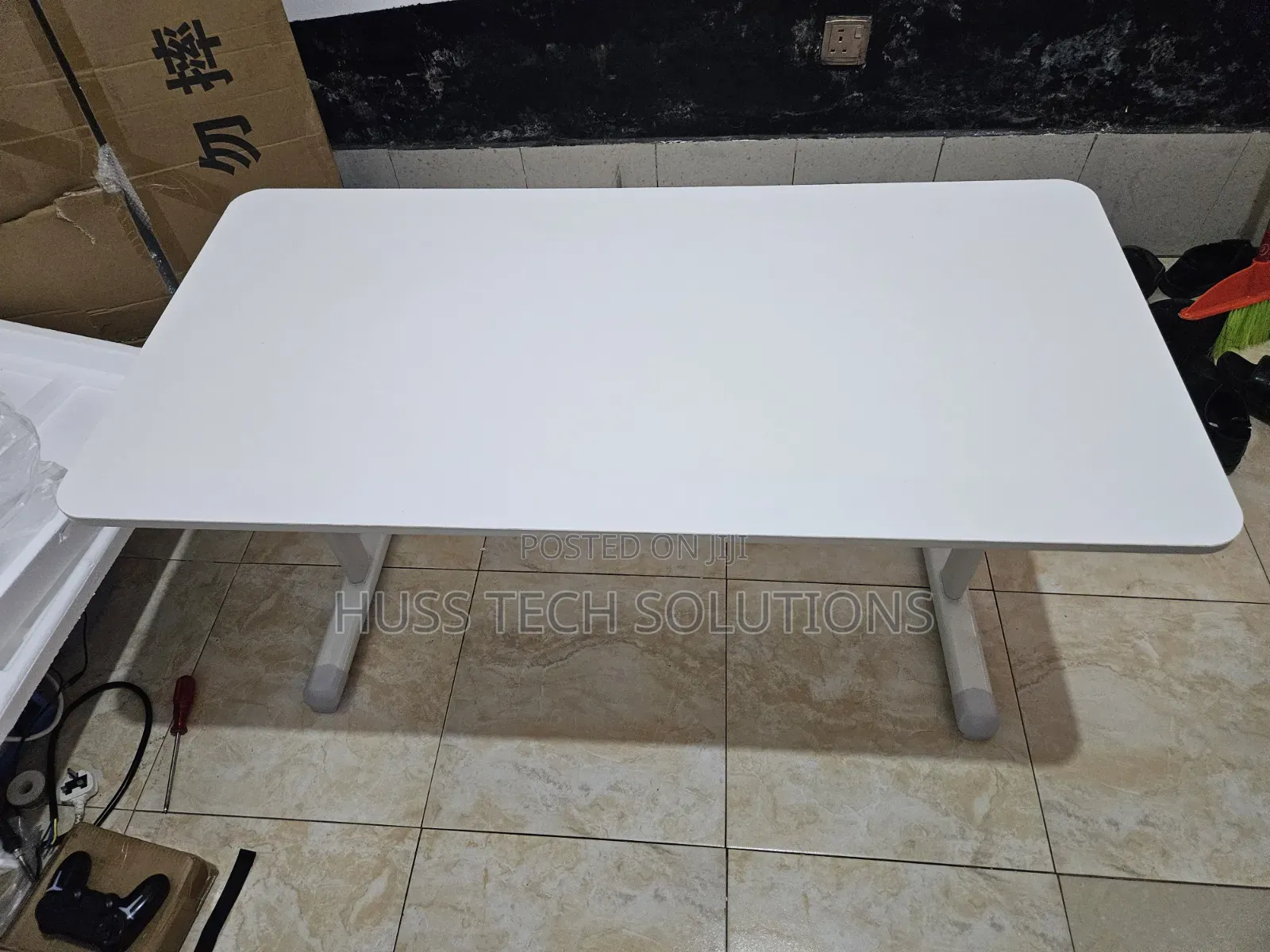 Height Adjustable Study Computer Desk - Mobile Workstation