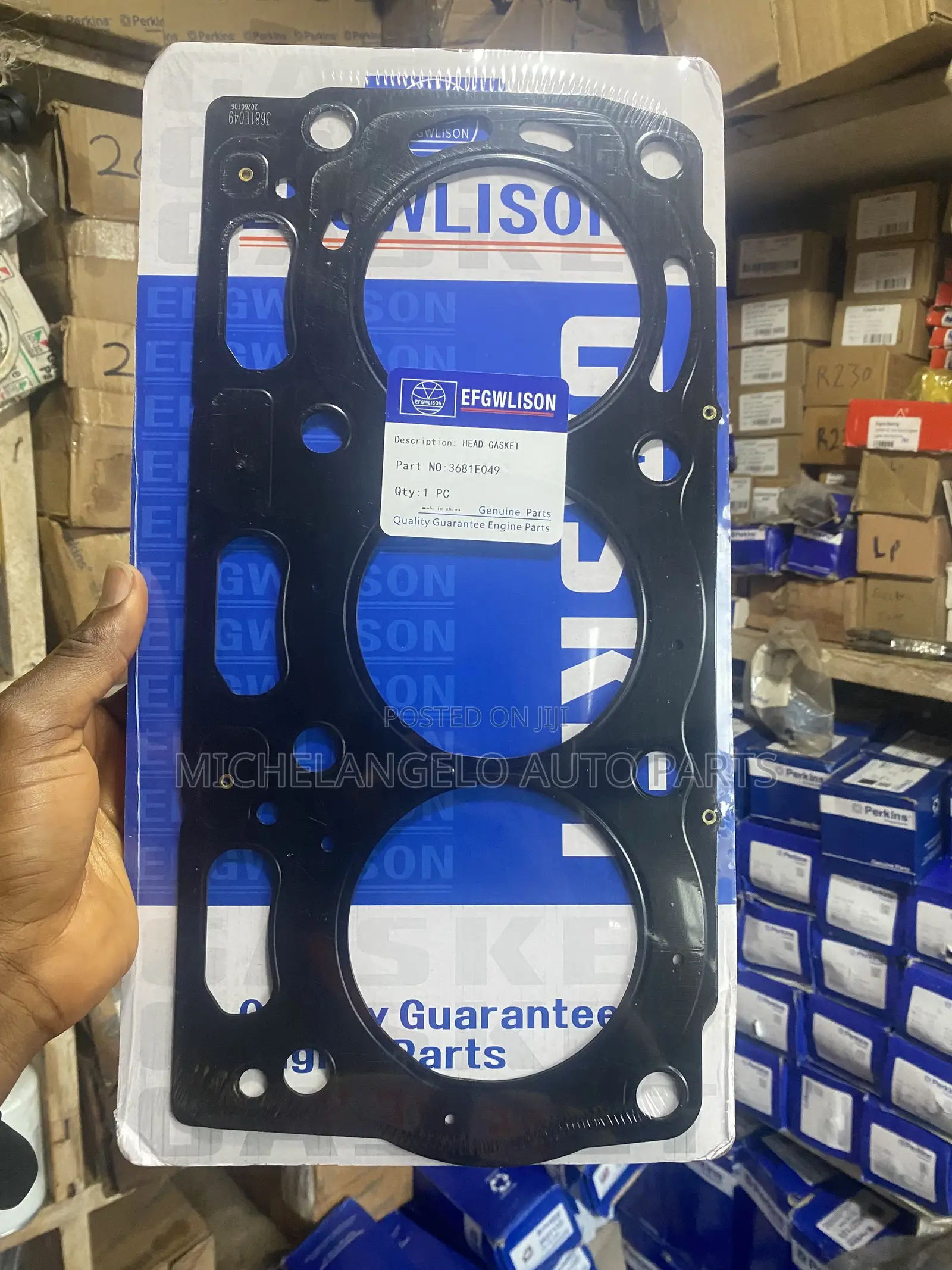 Metal Gasket Perkins Ecoplus 3 Cylinder