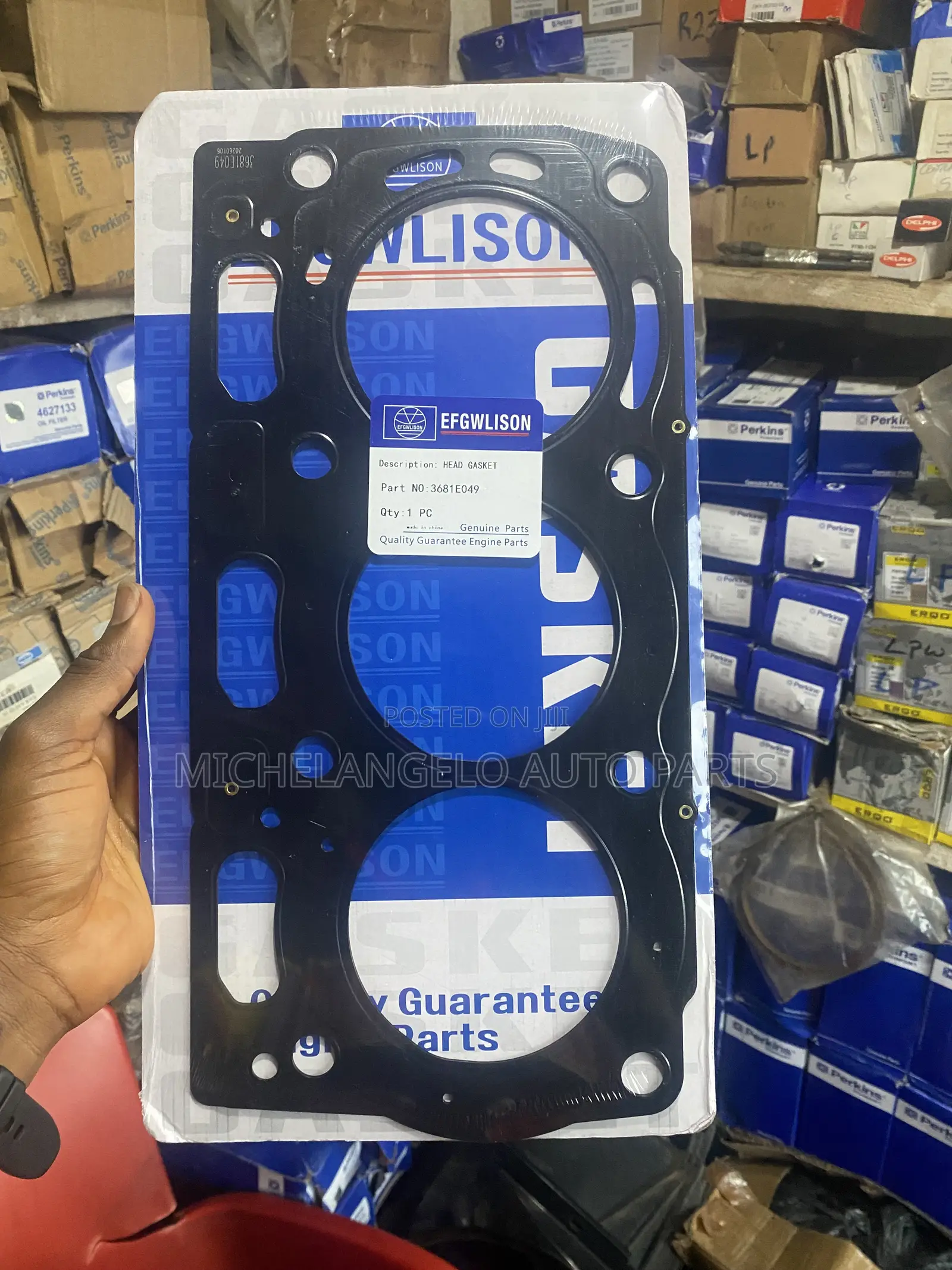Metal Gasket Perkins Ecoplus 3 Cylinder