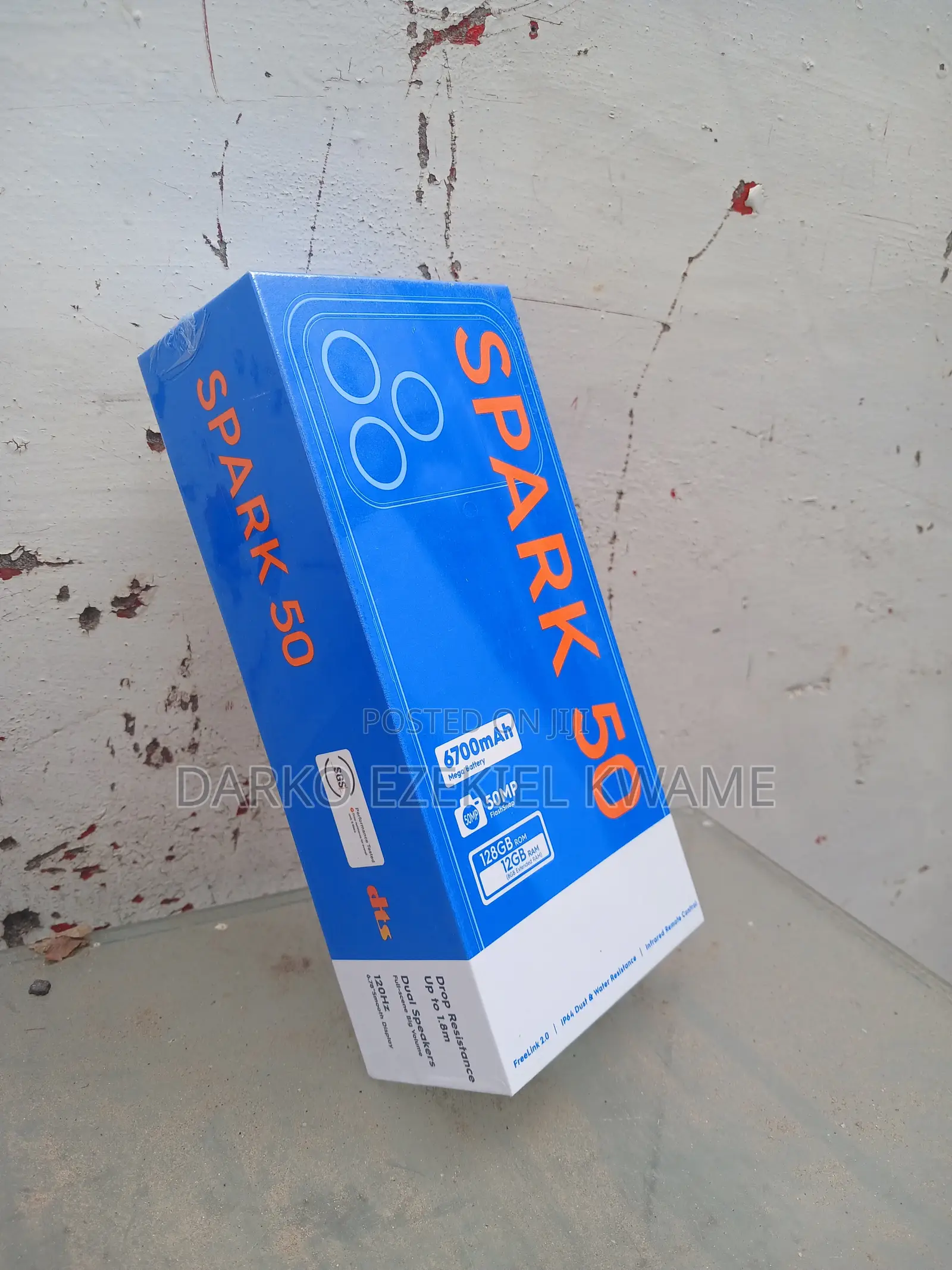 New Tecno Spark 50 128 GB Black