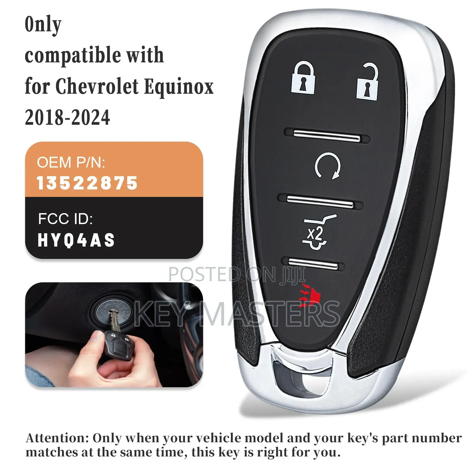 Chevrolet Equinox 2018 Smart Key