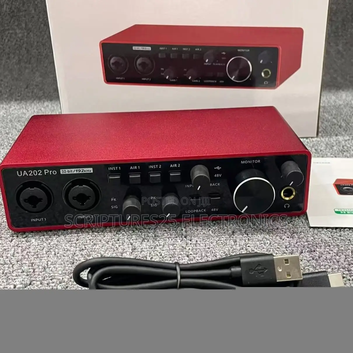 Scarlet 2i2 Professional Studio Sound Card 24bit/192 KHZ