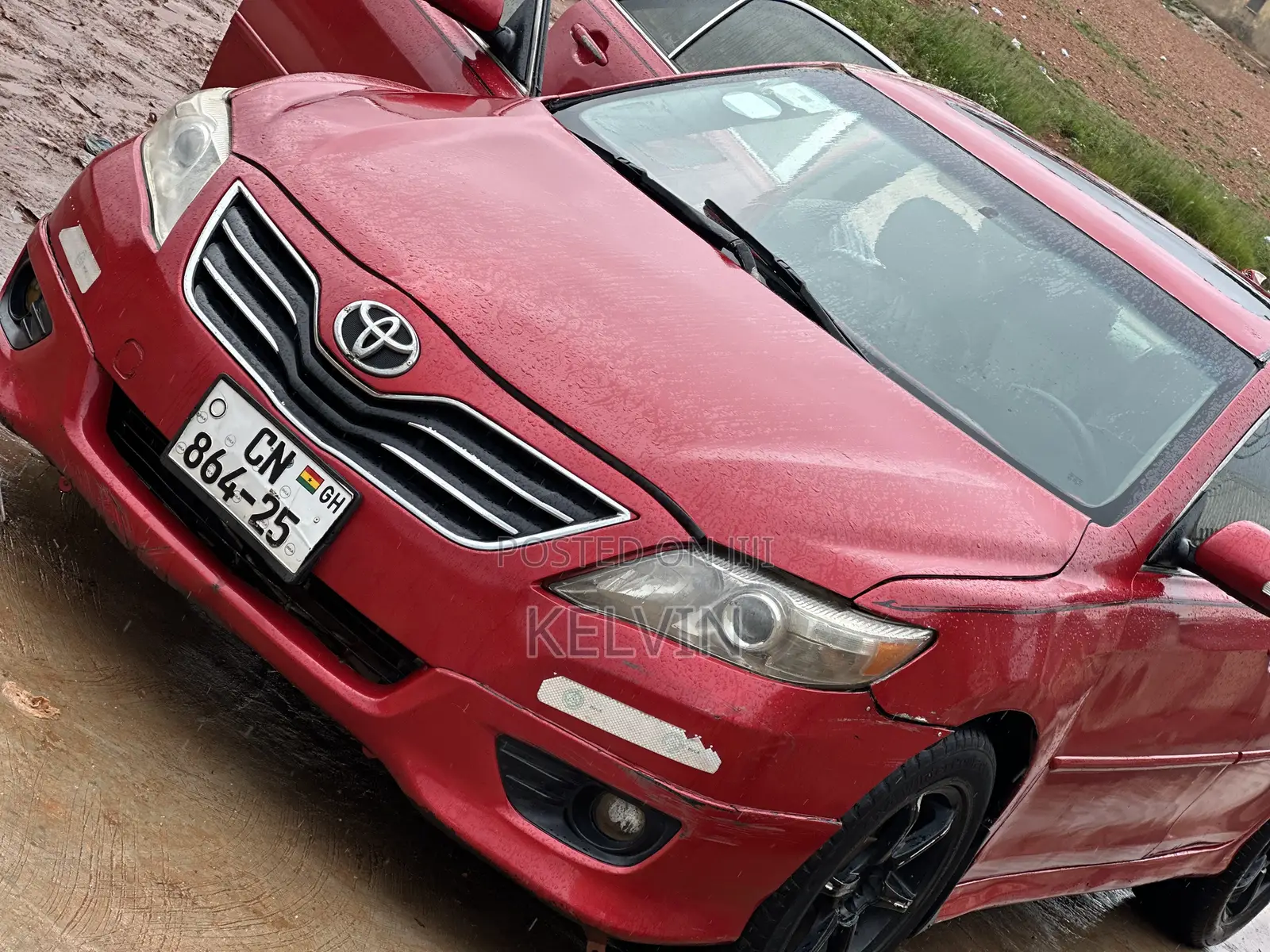 Toyota Camry Base 4dr Sedan (2.5L 4cyl 6M) 2010 Red