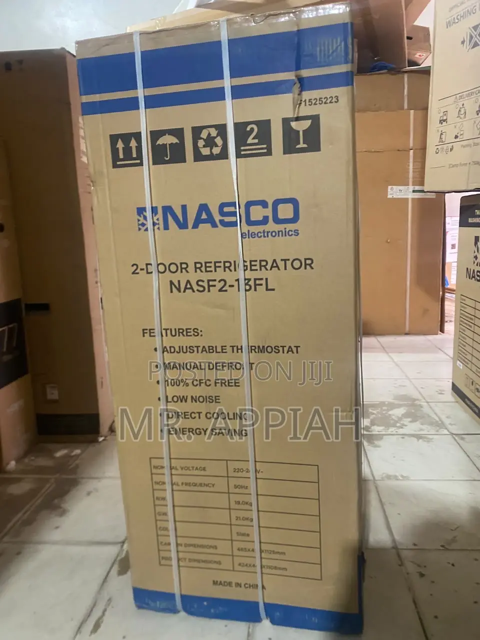 Sleek Design Nasco 112L Top Mount Freezer Fridge(NASF2-13FL)Gray