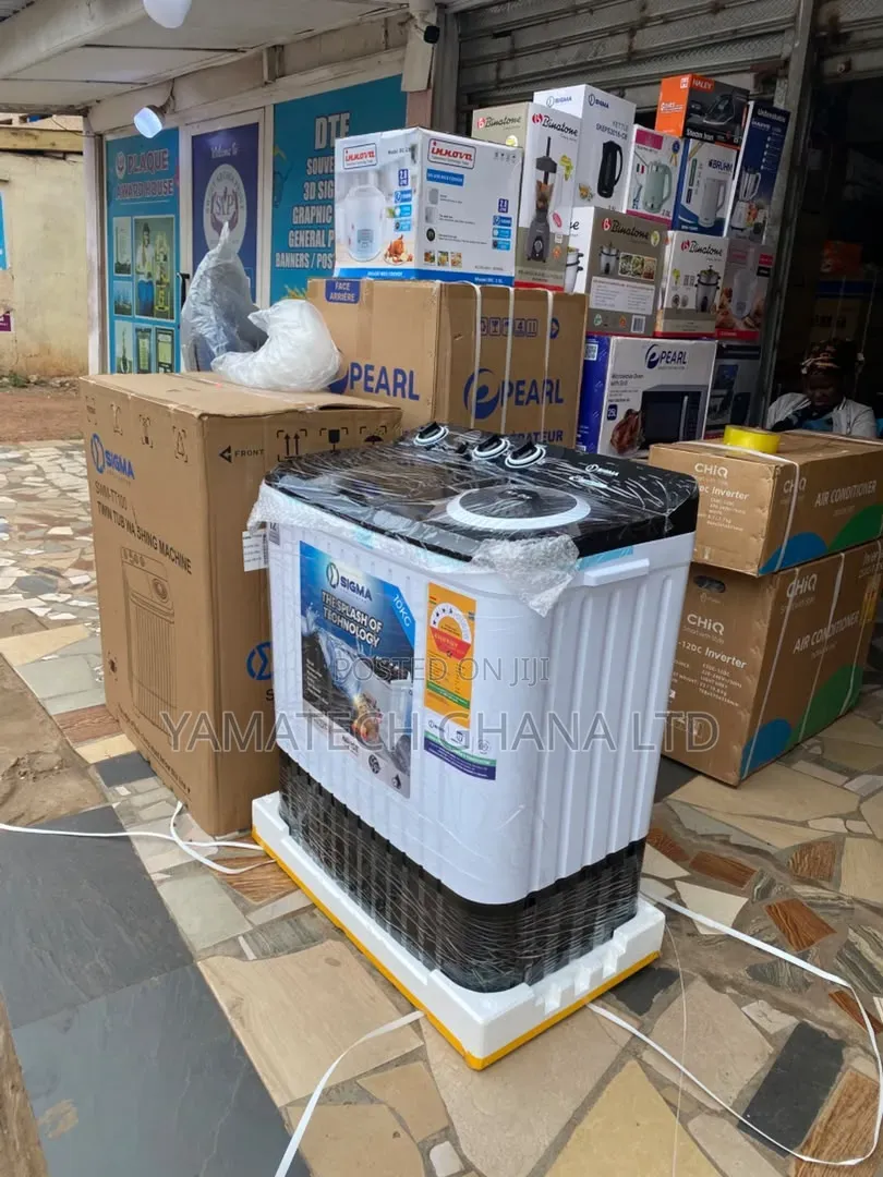 Sigma 10kg Semi-Automatic Twin Tub Washing Machine