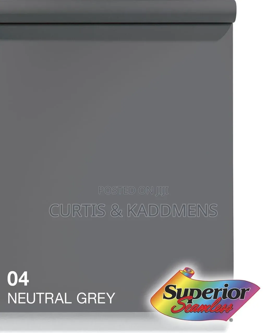 Seamless Paper Backdrop (04) Neutral Grey (2.72 X 11m)