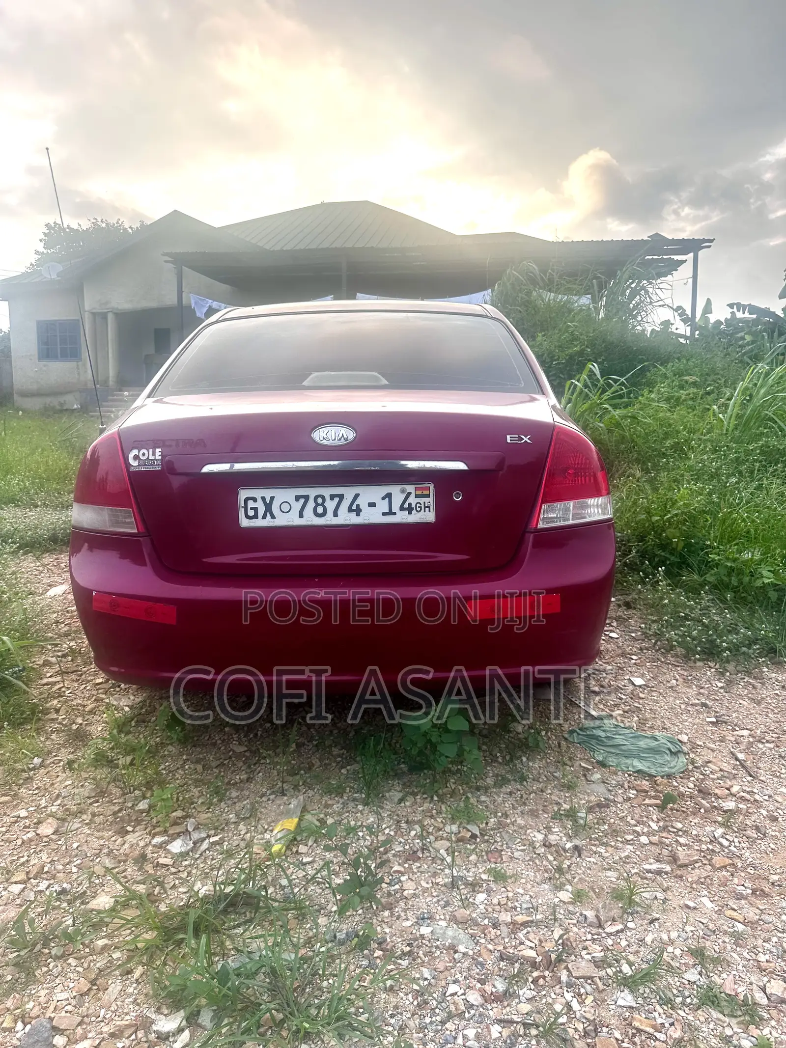 Kia Spectra 2.0 LX 2007 Red