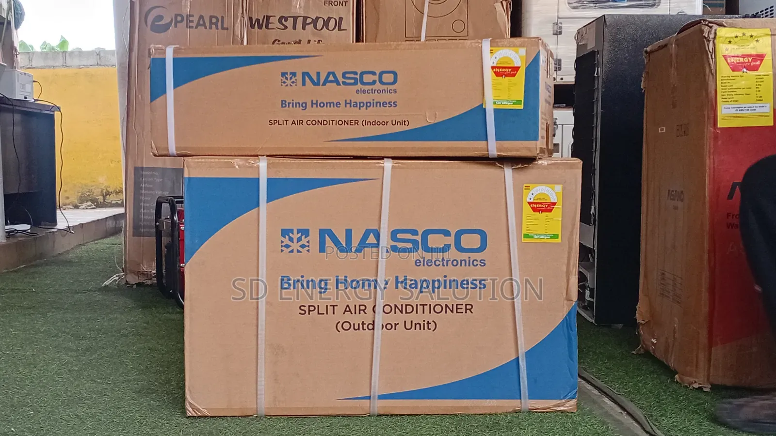 Brand New Nasco 1.5HP Split Air Conditioner 1.5HP AC Available