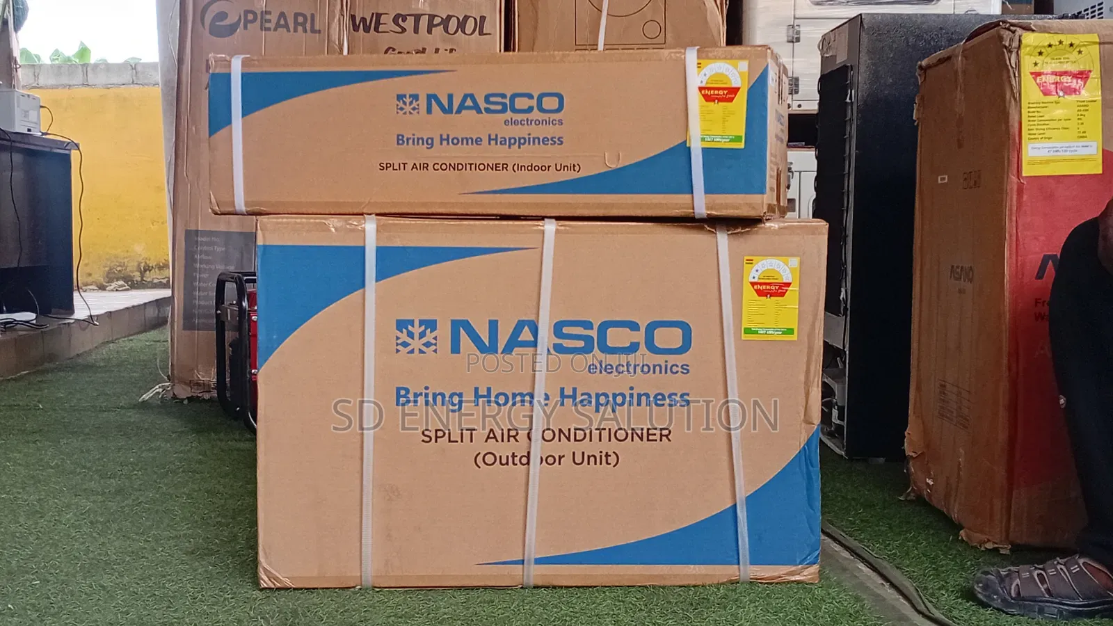 Brand New Nasco 1.5HP Split Air Conditioner 1.5HP AC Available