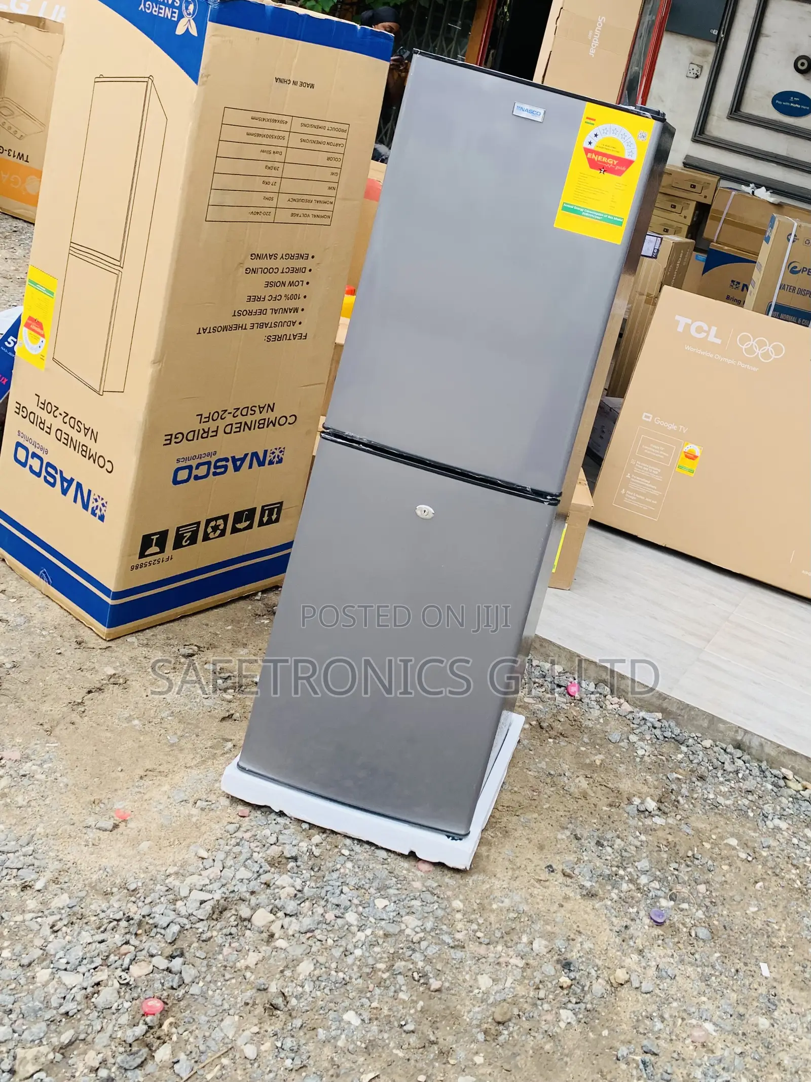 Authentic Sleek NASCO 147L Gross Double Door (DD2-20/NASD2-20