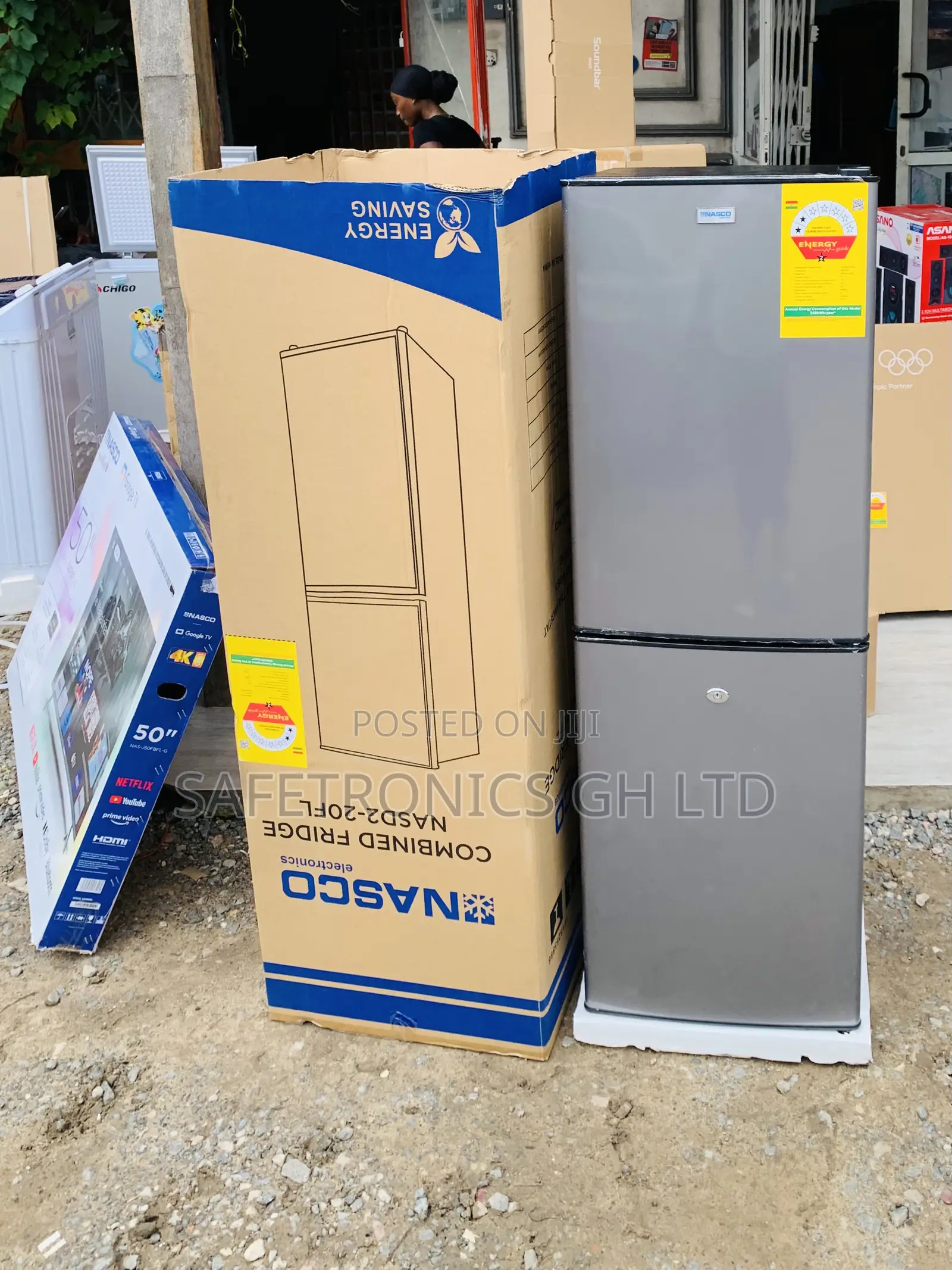Kindly Buy NASCO 147L Gross Double Door Refrigerator (DD2-20/NASD2-20