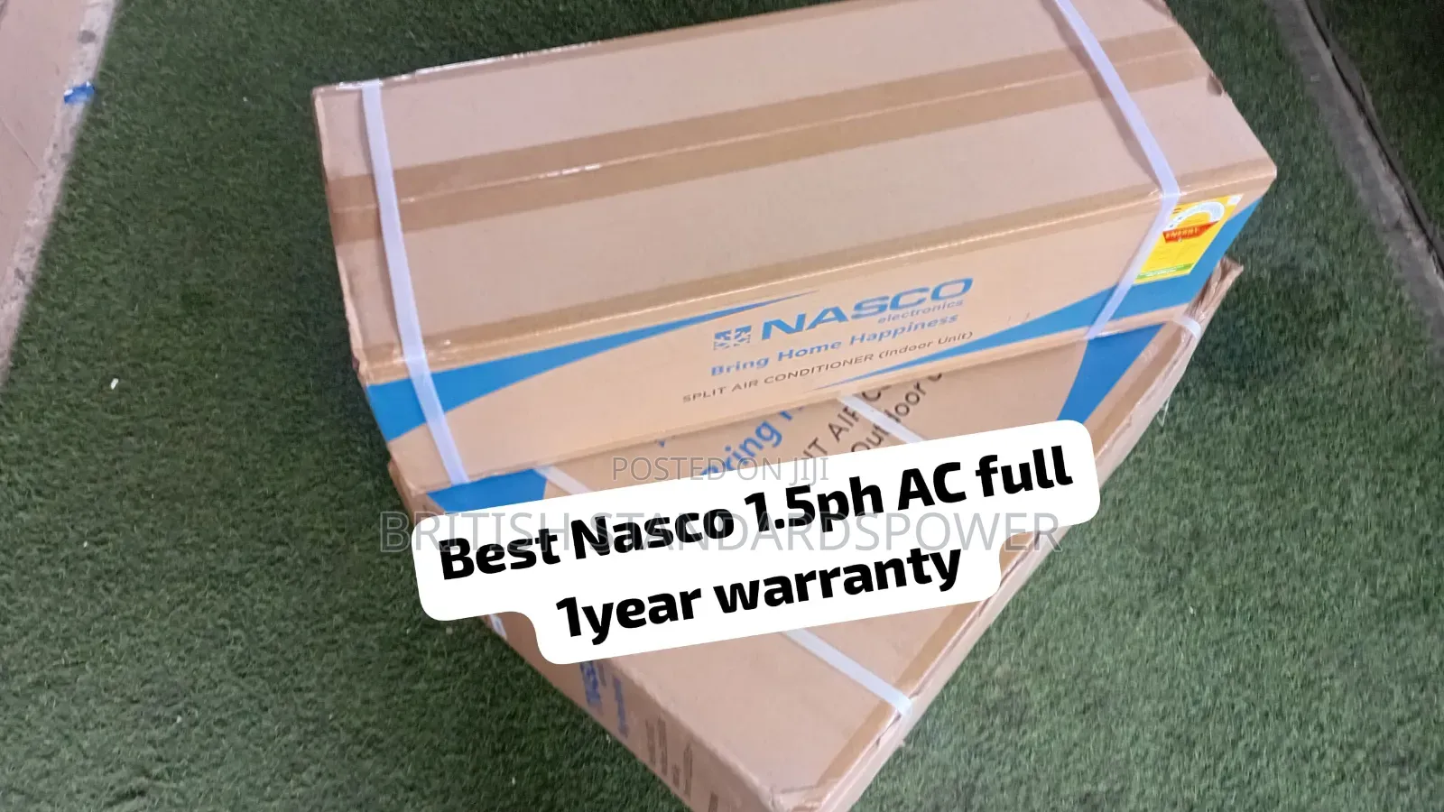 Original Nasco 1.5HP Split AC – Strong Cooling Performance