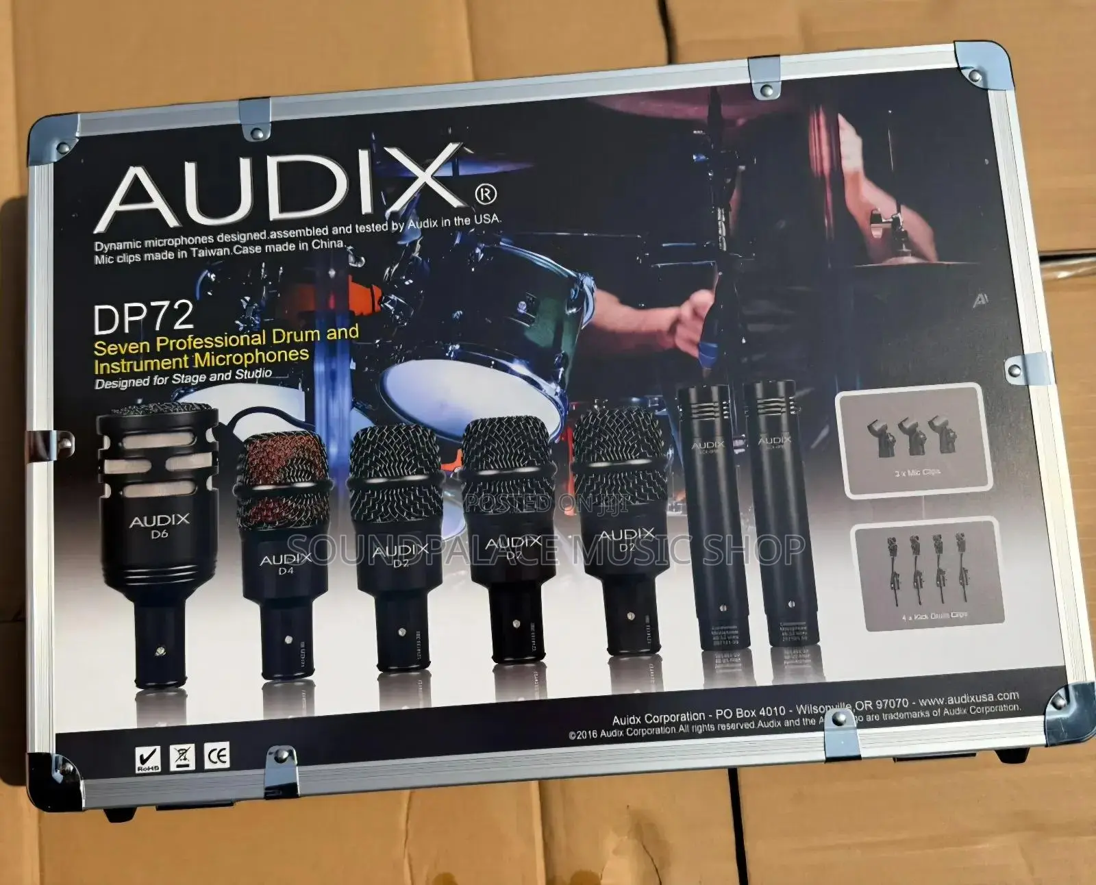 Audix DP7 7-Piece Professional Drum Microphone Set