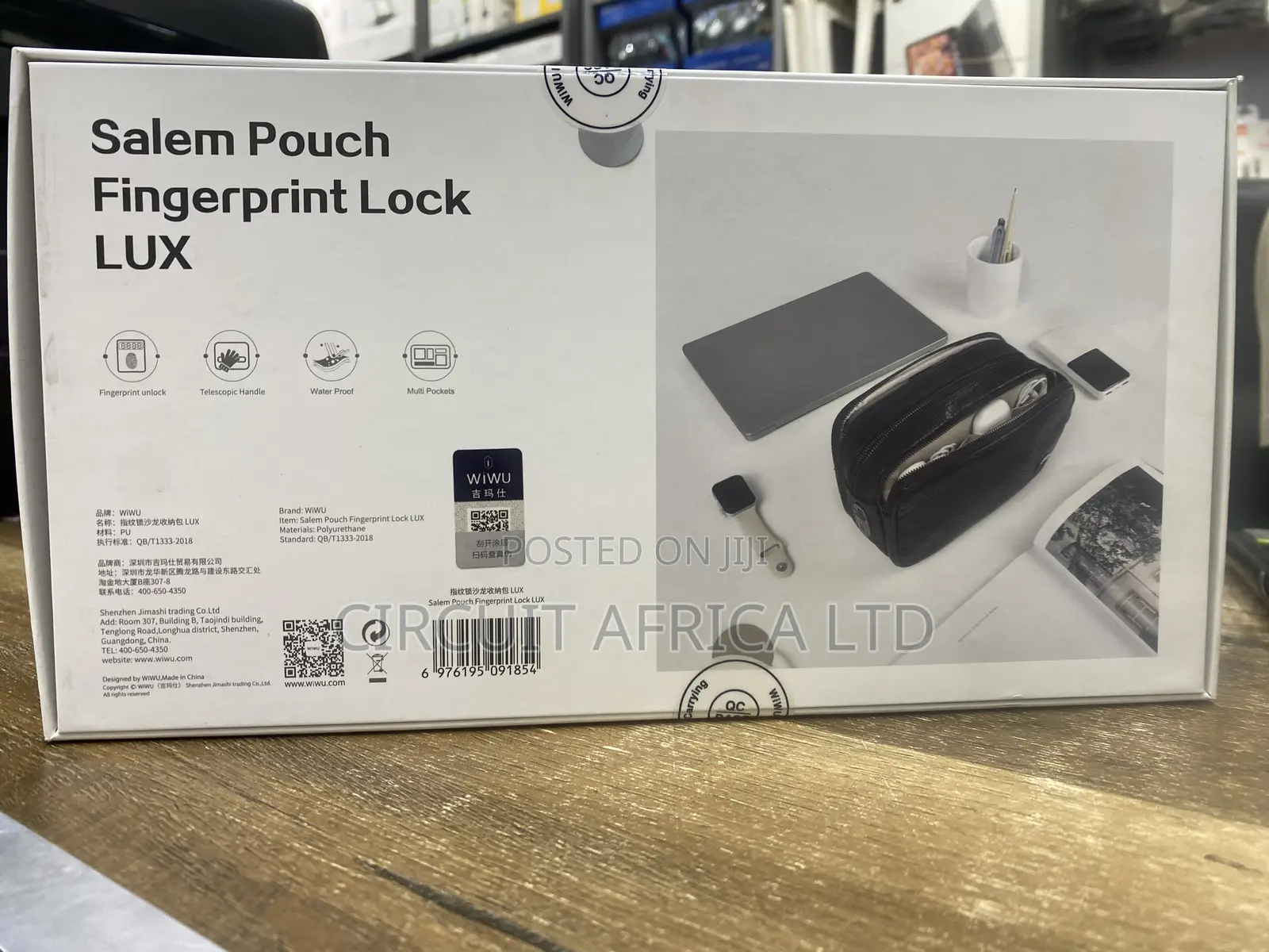 Salem Pouch Fingerprint Lock Lux