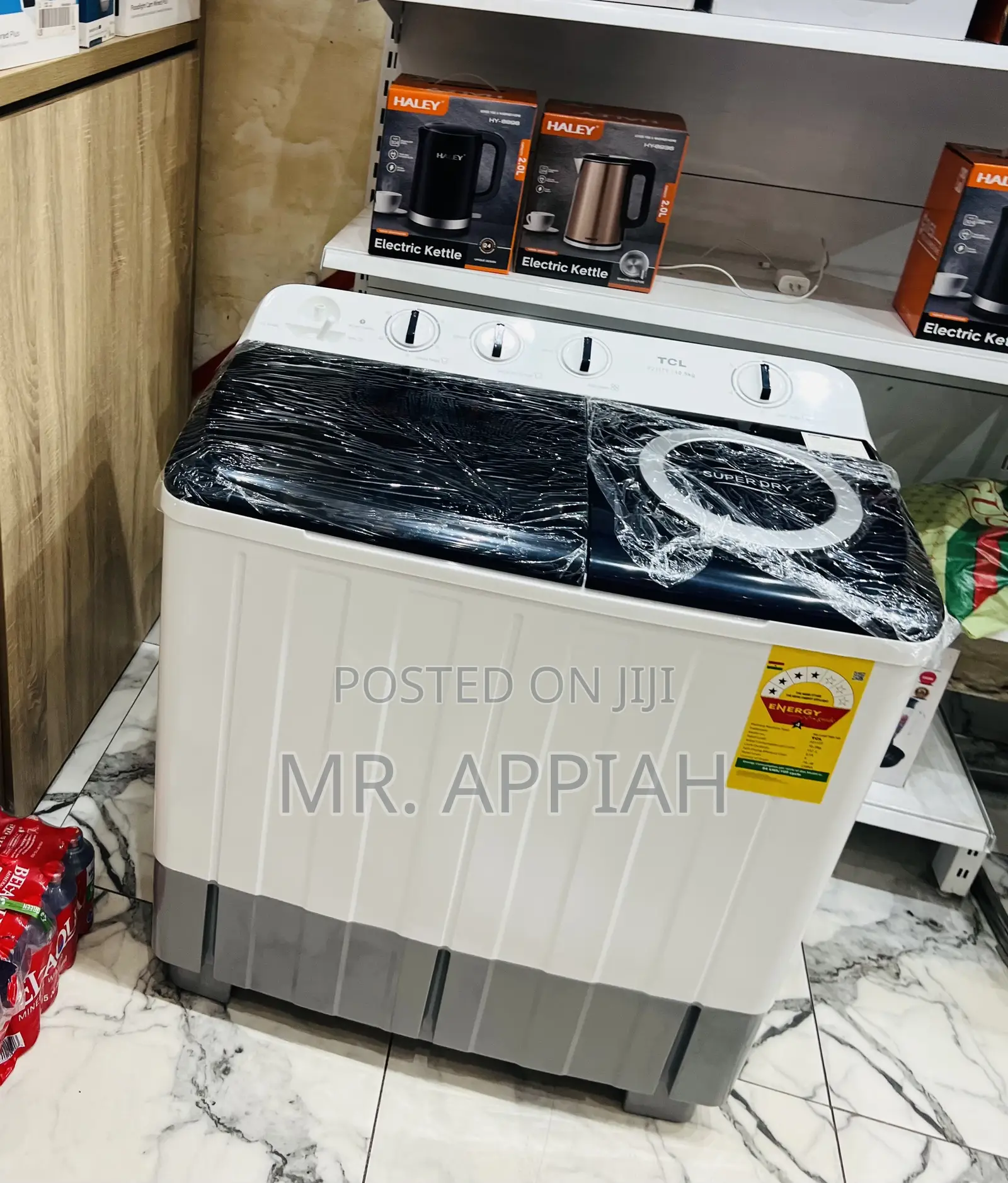 Premium Sleek TCL 10.5kg Semi-Automatic Washing Machine