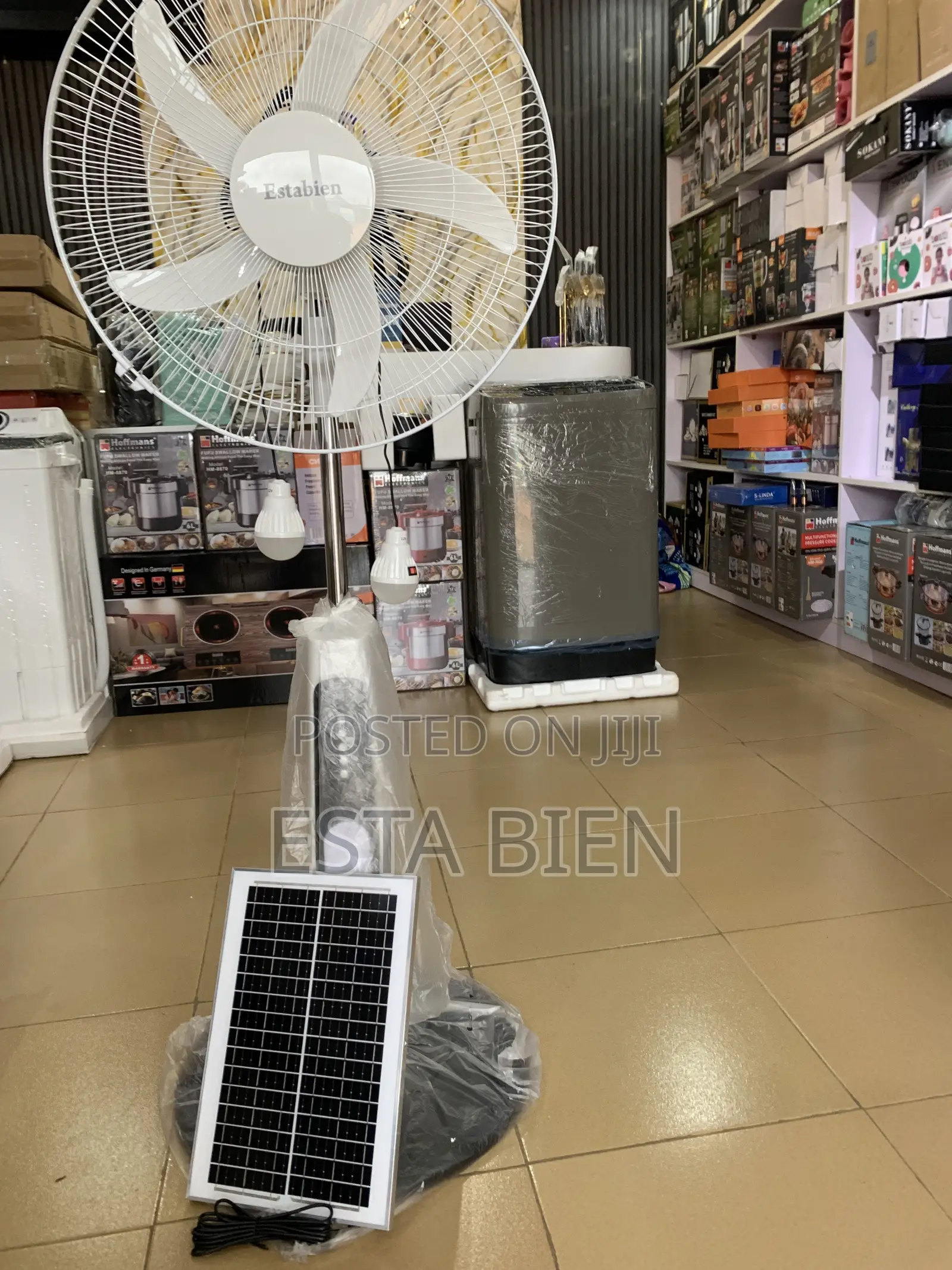Solar Rechargeable Fan