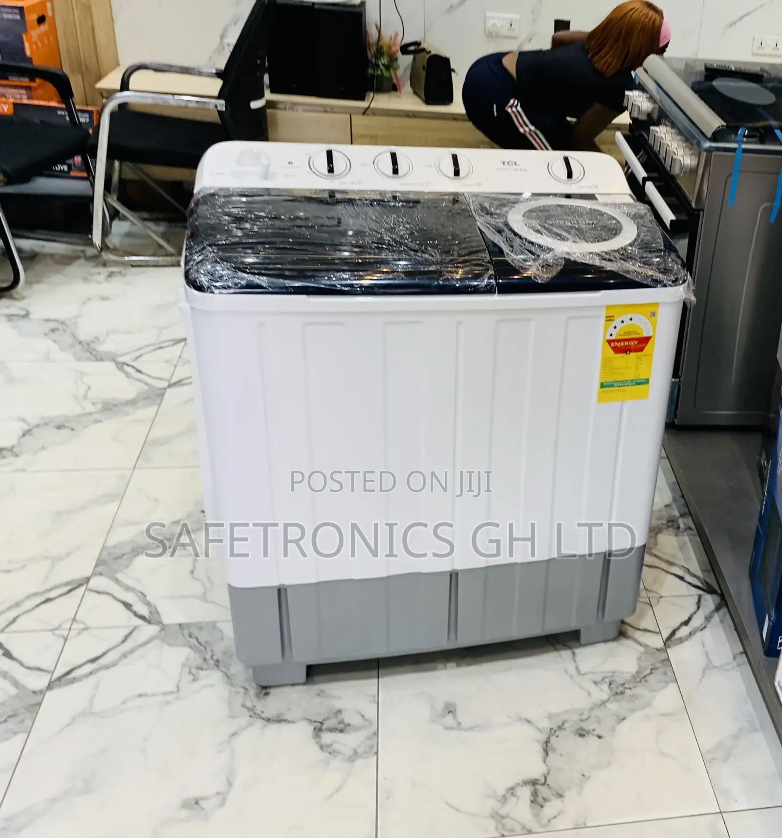 Correct Sleek TCL 10.5KG Twin Tub (Semi-Automatic) Washing Machine