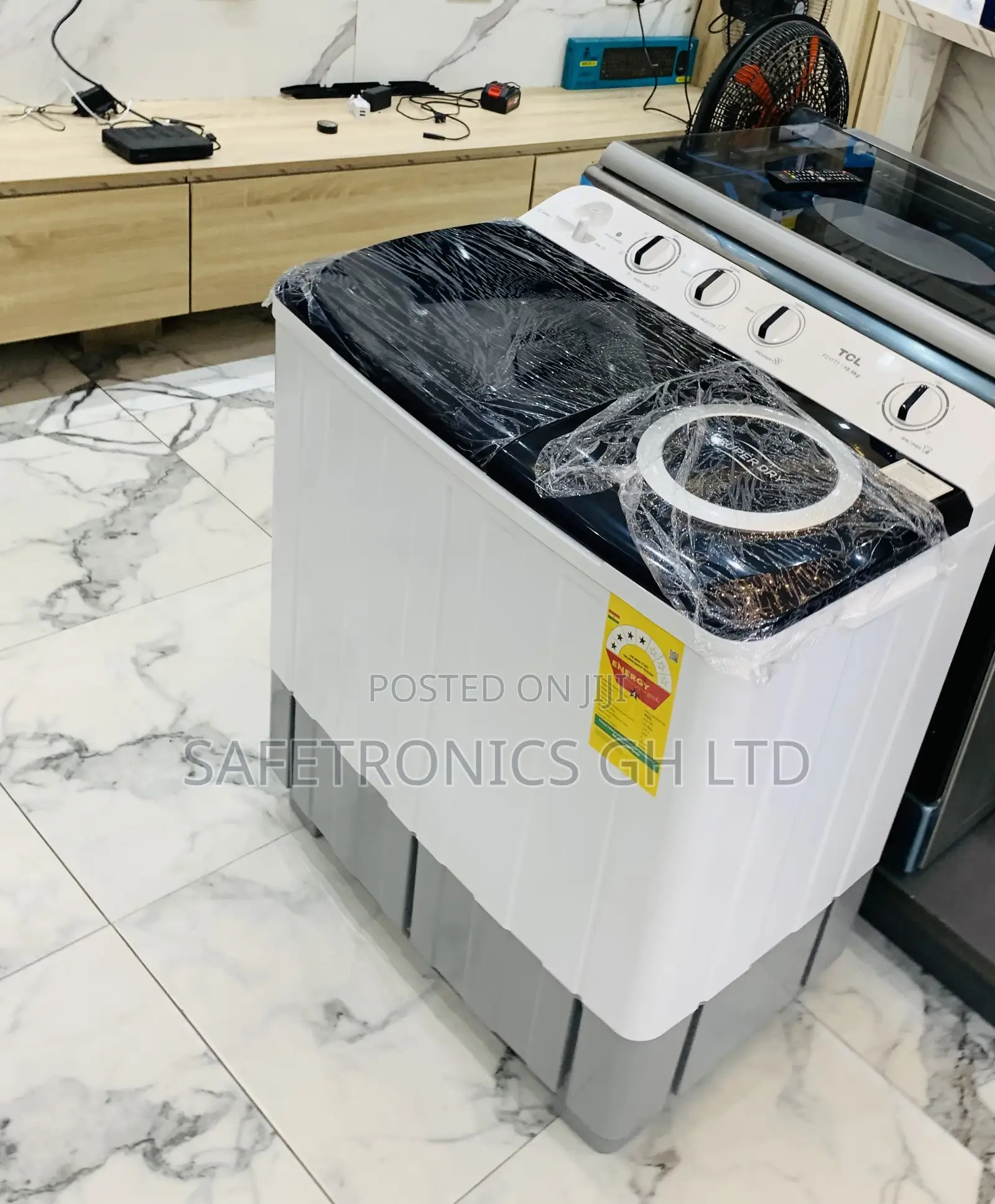 Elegant Grey TCL 10.5KG Twin Tub (Semi-Automatic) Washing Machine