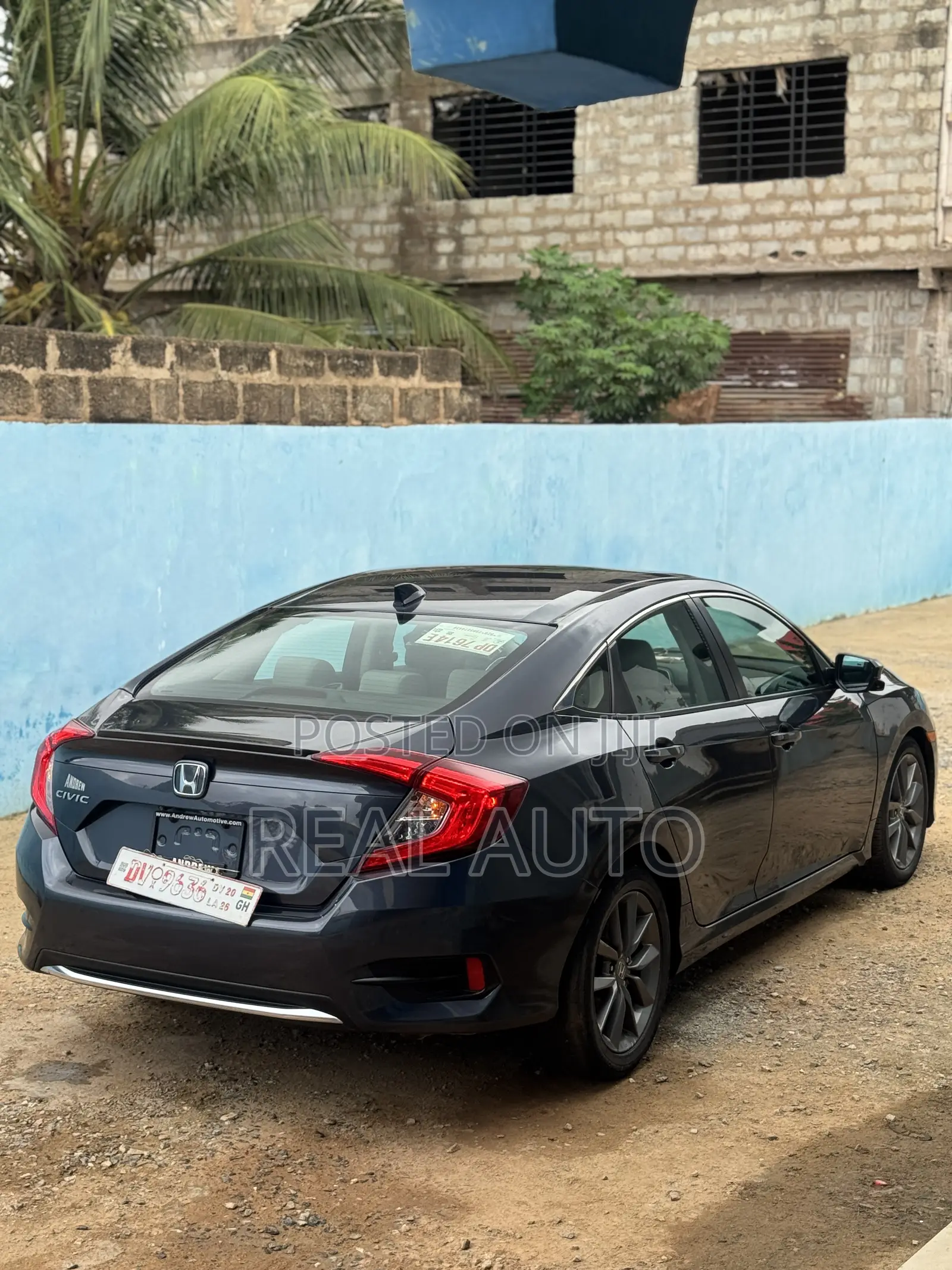 Honda Civic EX Sedan 2019 Gray