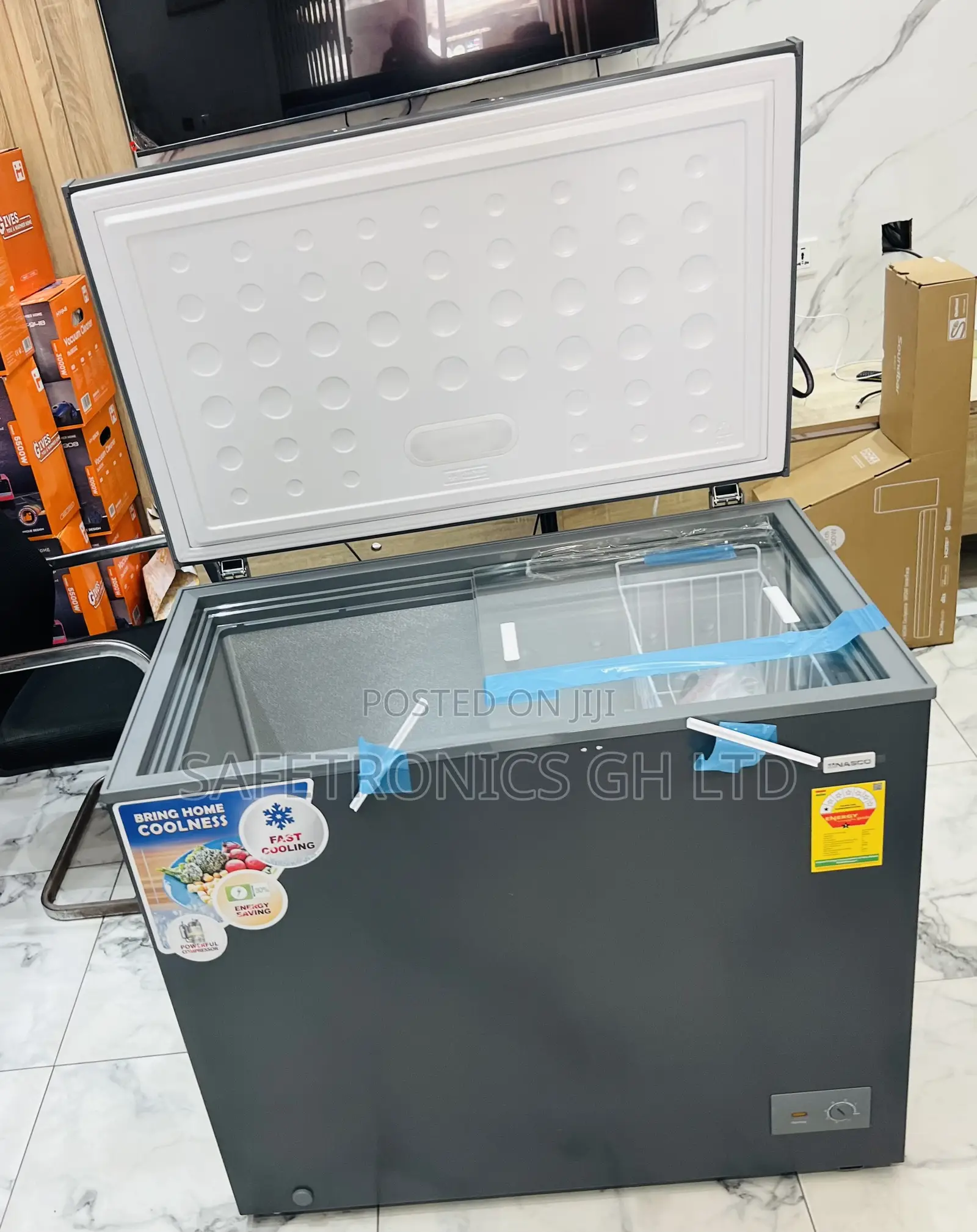 Choose Sleek NASCO 251L Chest Freezer (Model: NAS-300)