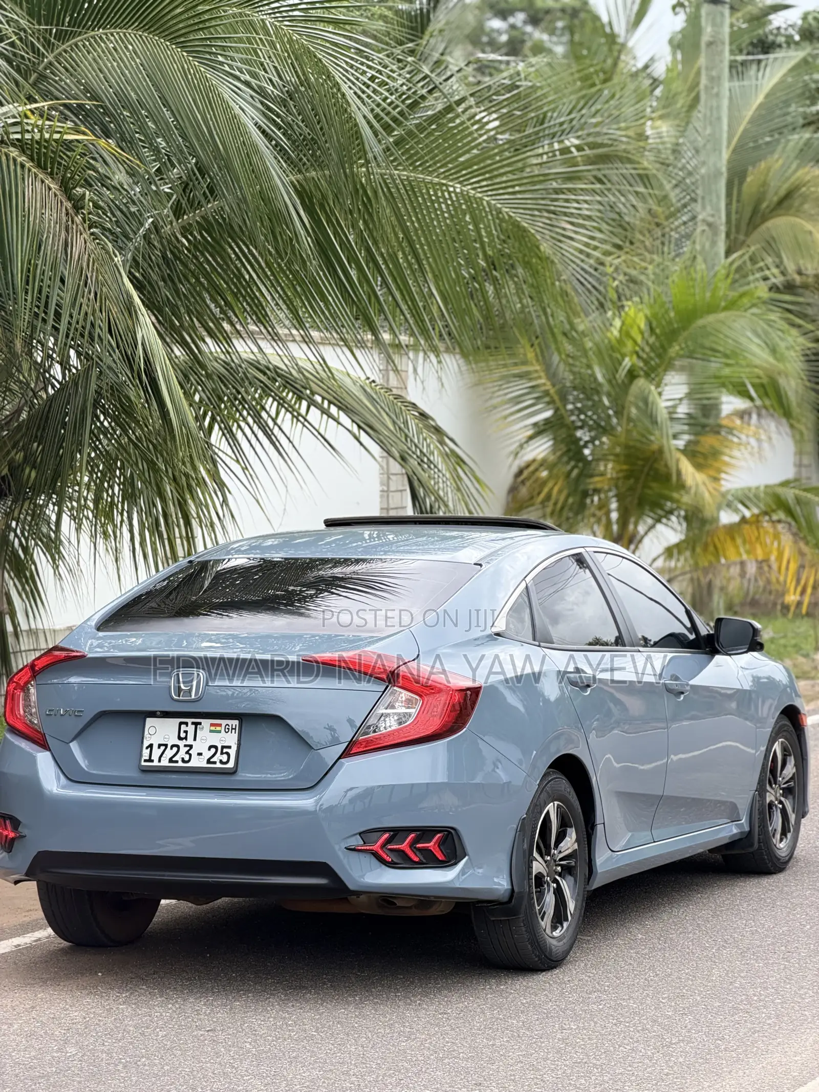 Honda Civic EX 4dr Sedan (2.0L 4cyl) 2017 Blue