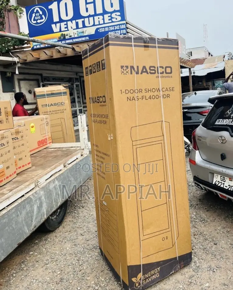 Choose Premium Nasco Single Door Fridge(Glass Door) NAS-FL400-1DR
