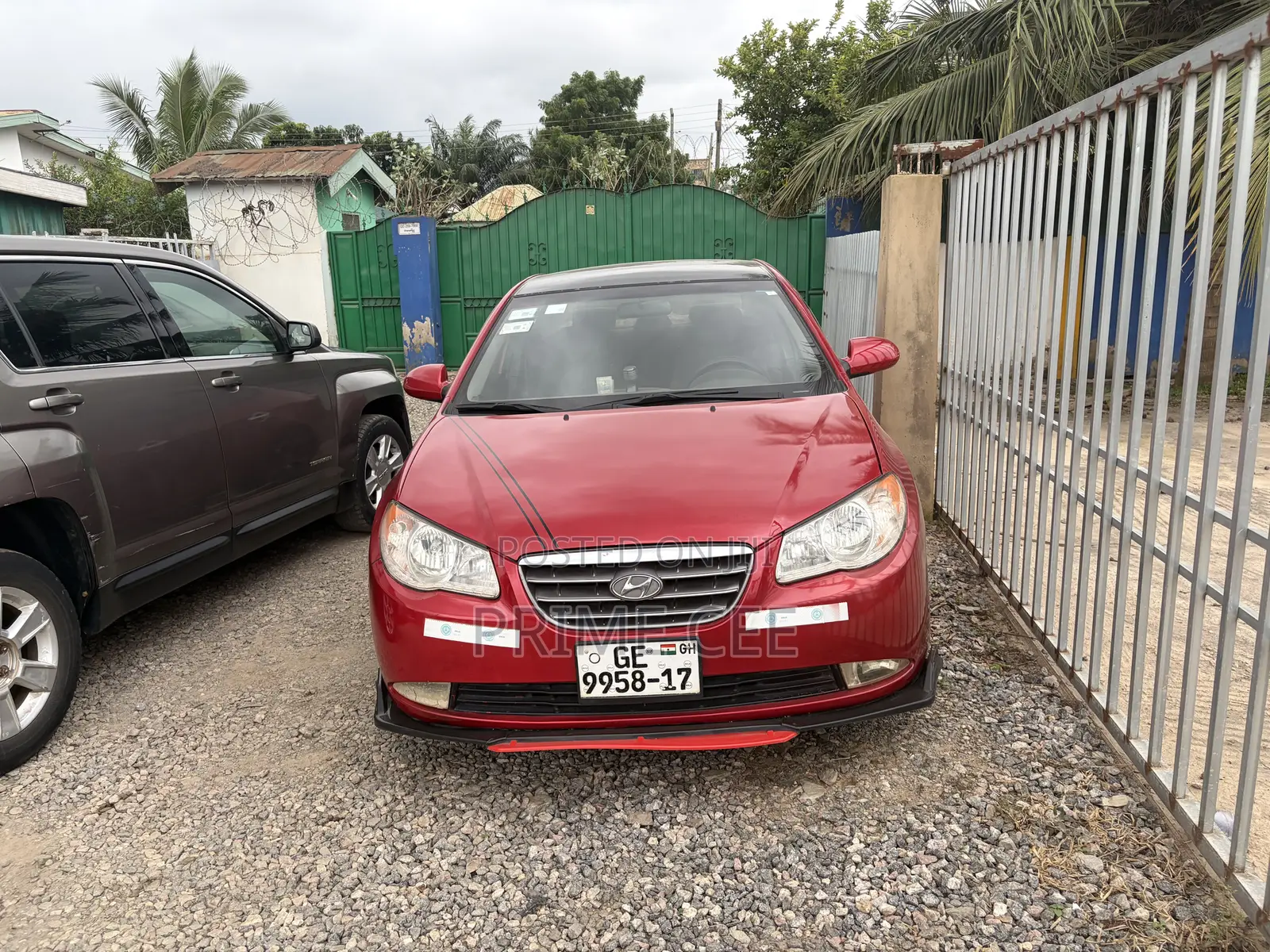 Hyundai Elantra 2008 Red