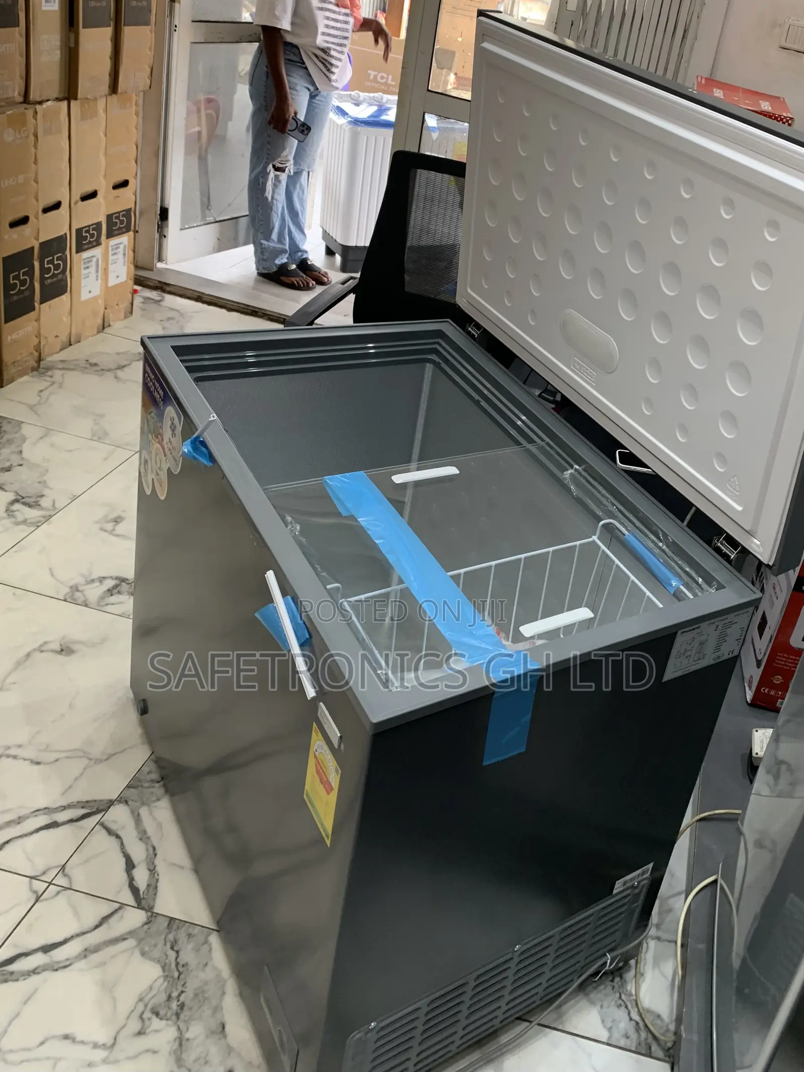 Neatly Boxed NASCO 251L Chest Freezer (Model: NAS-300)
