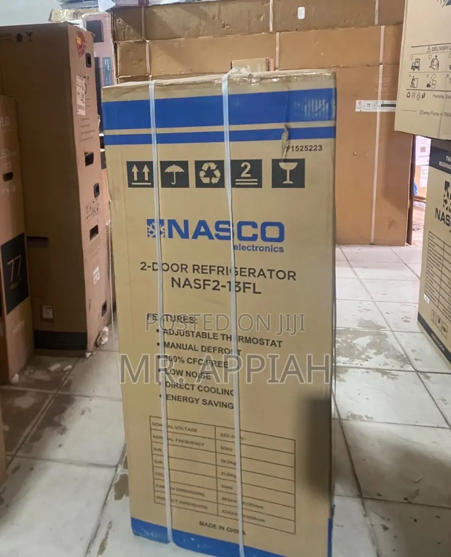 Lovely Quality Nasco Double Door Refrigerator(NASF2-13fl) 
