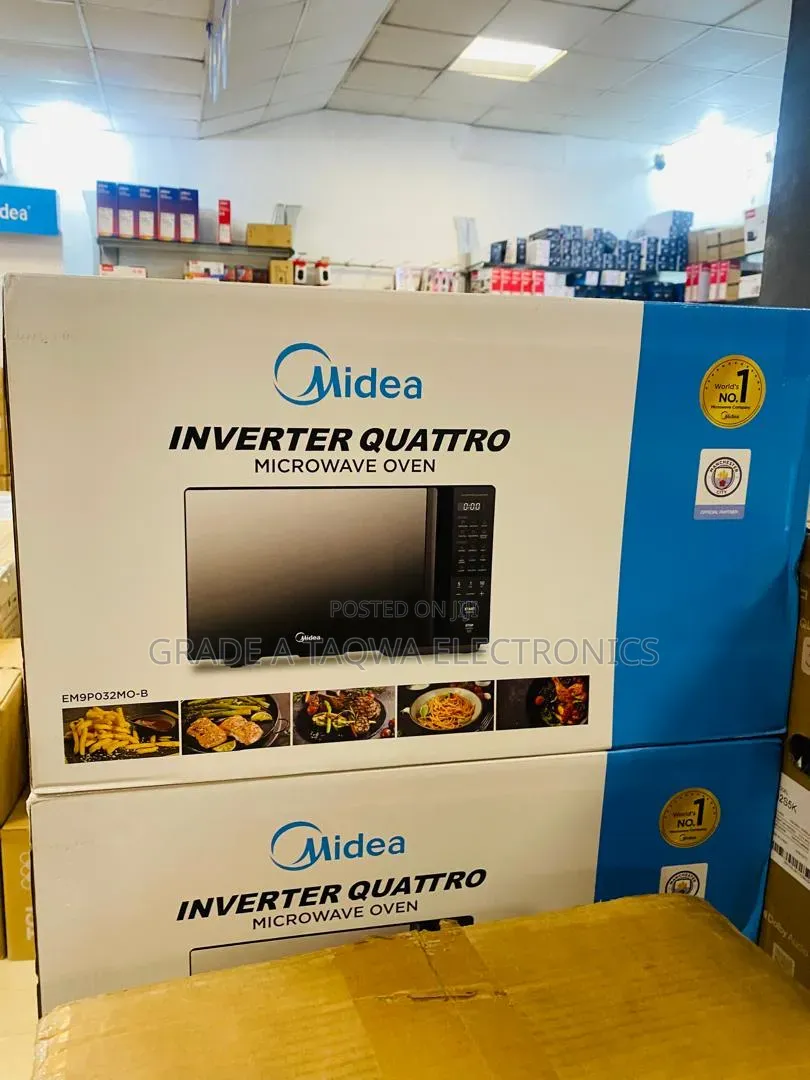 Inverter Quattro Media 32L Grill Microwave