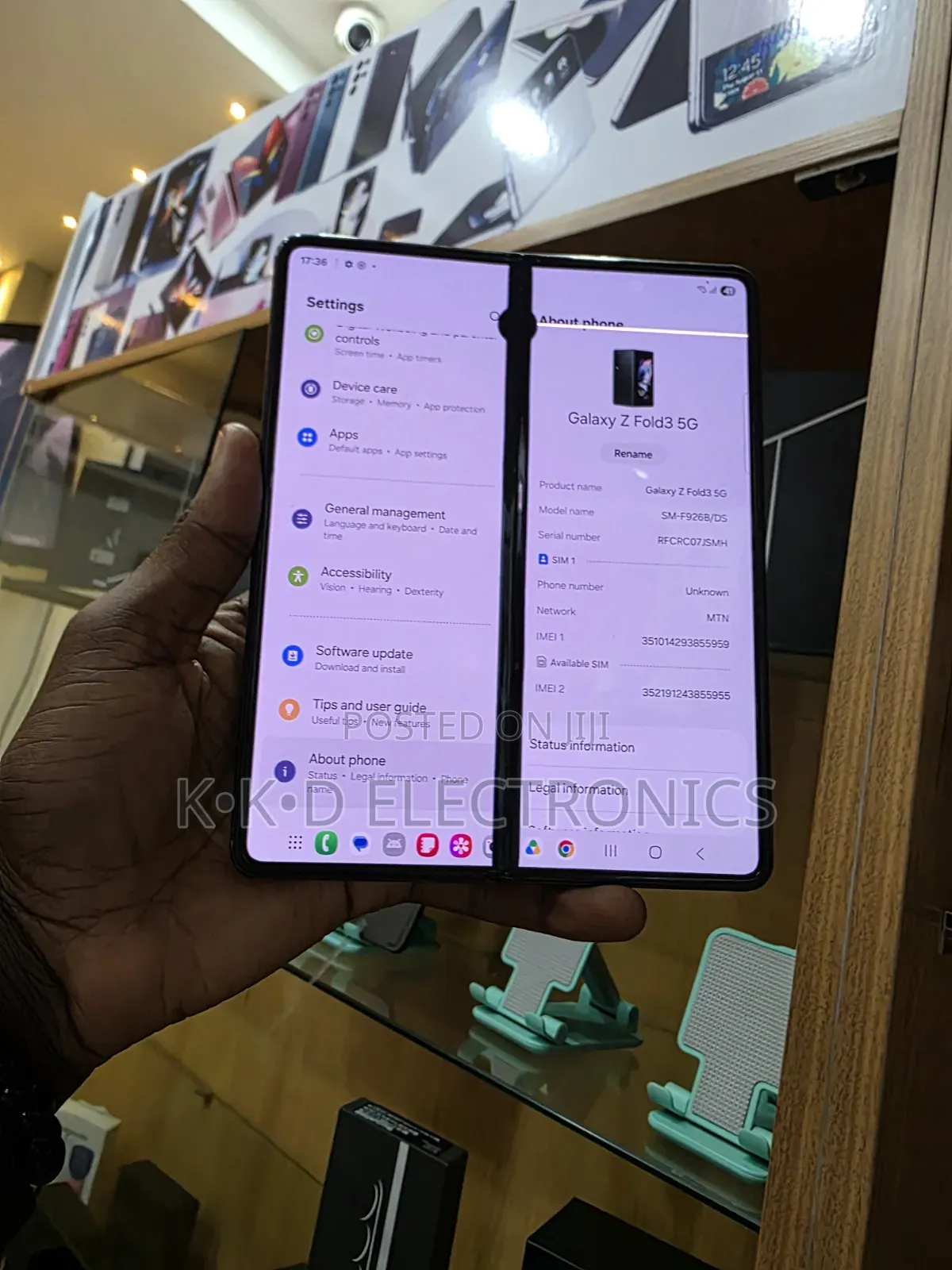 Samsung Galaxy Z Fold 3 512 GB Green