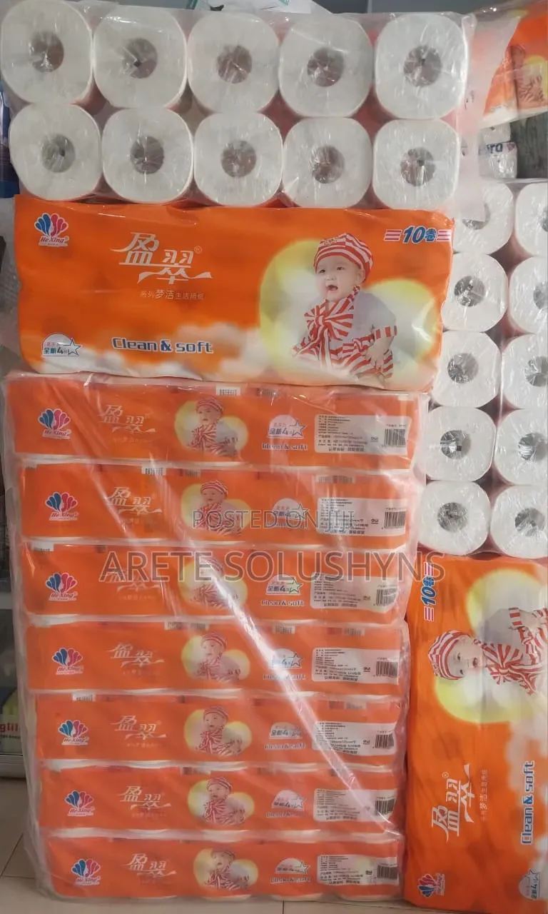 Baby Orange Toilet Tissue Roll 10rolls/7packs