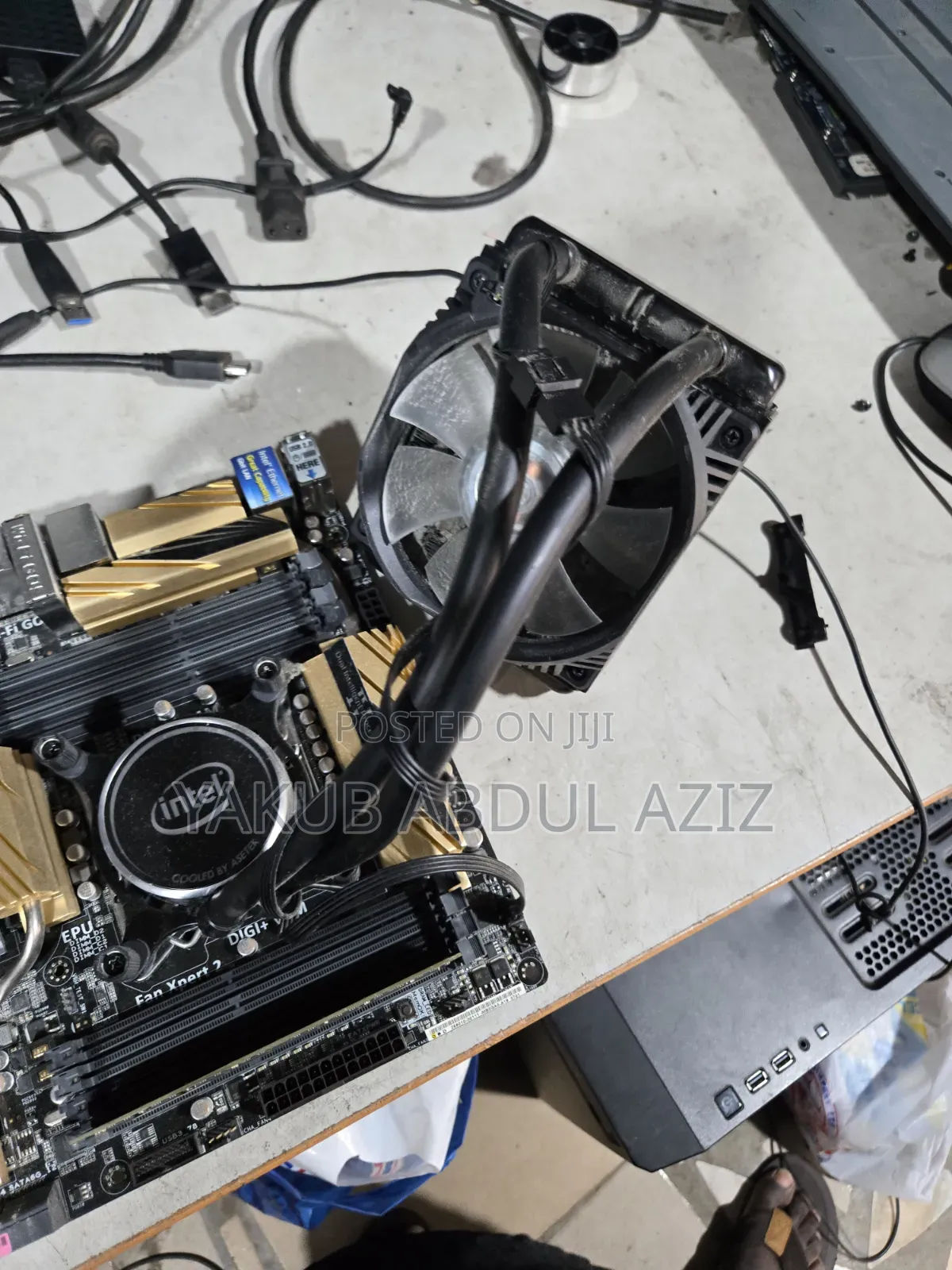 I7 Board and Processor Plus Single Radiator