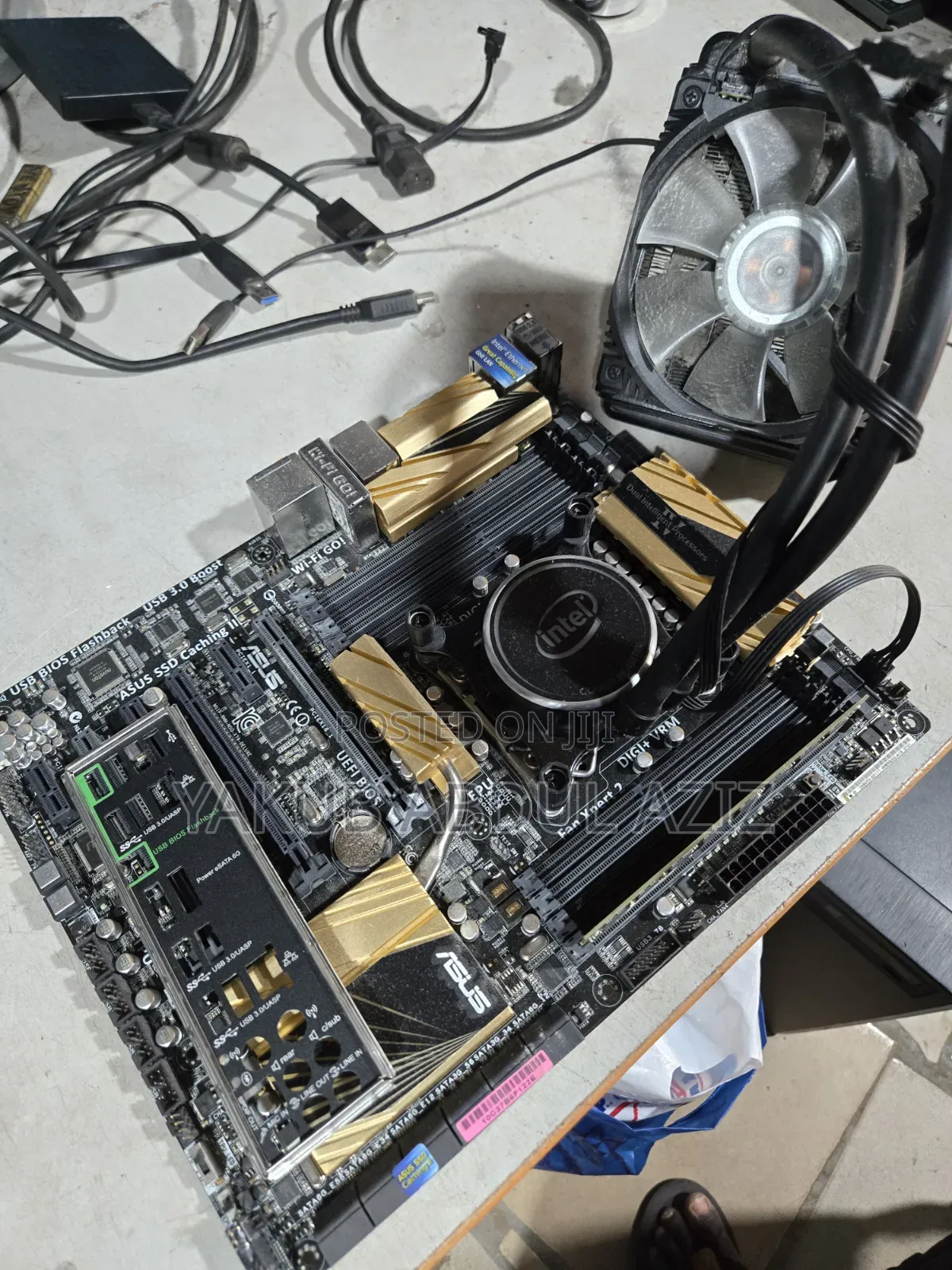 I7 Board and Processor Plus Single Radiator