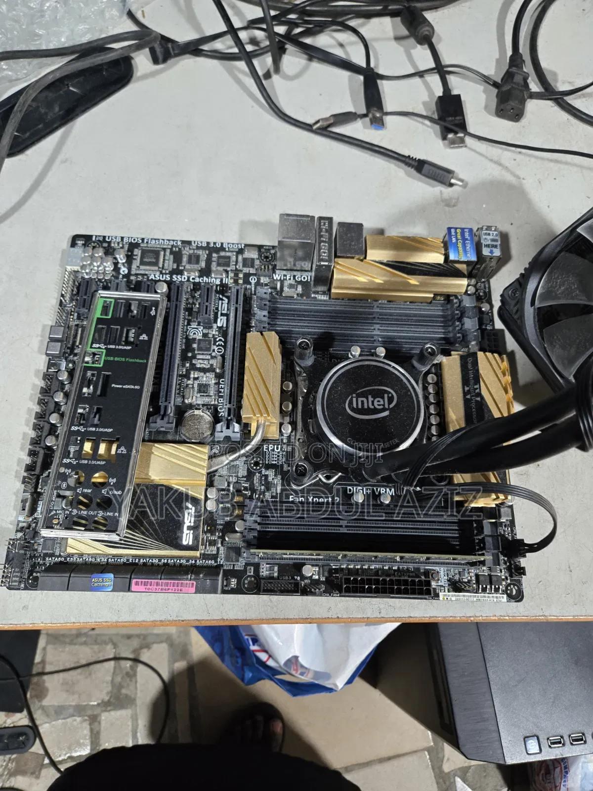 I7 Board and Processor Plus Single Radiator