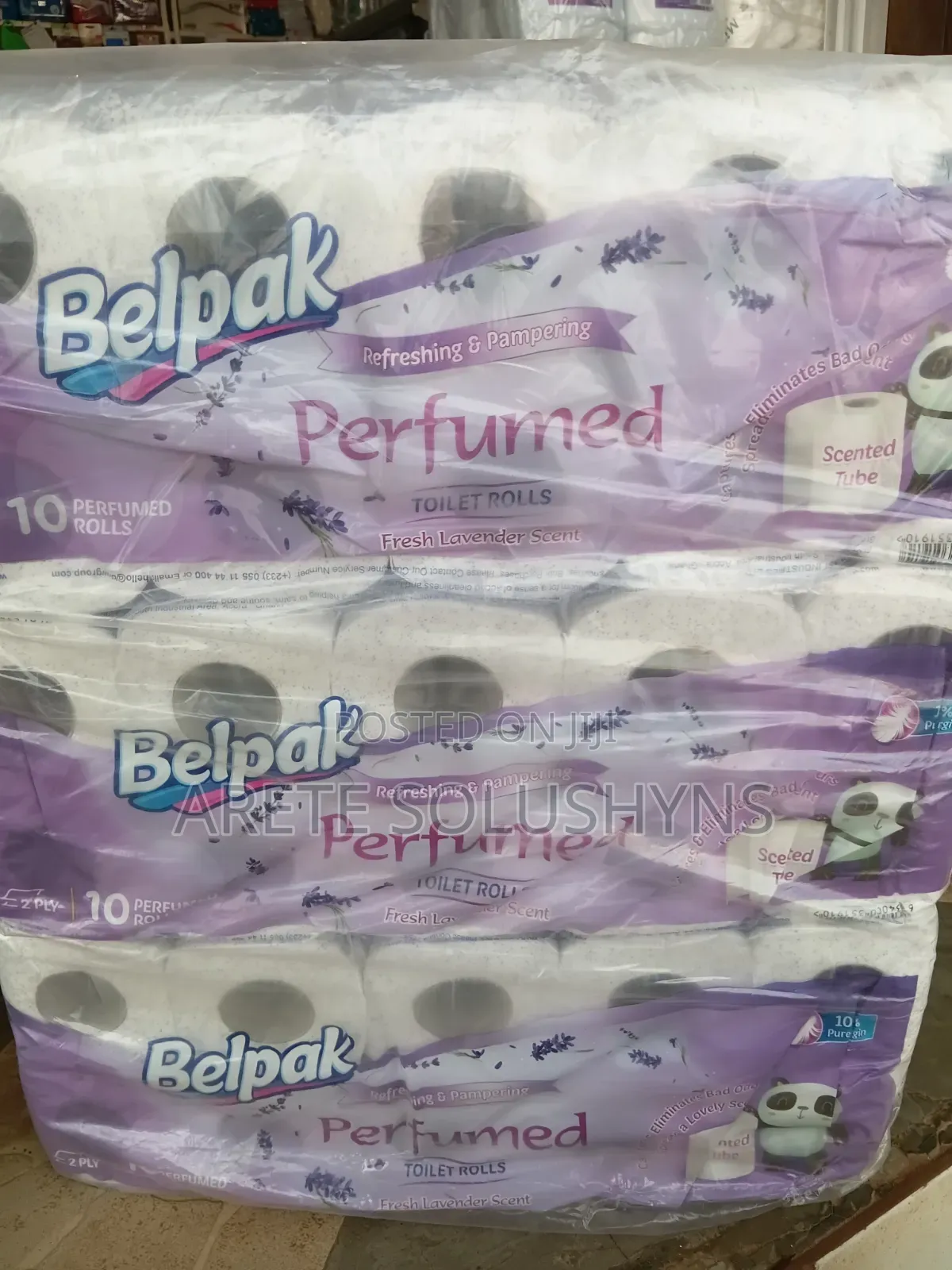 Belpak Perfume Toilet Roll 10rolls/6packs