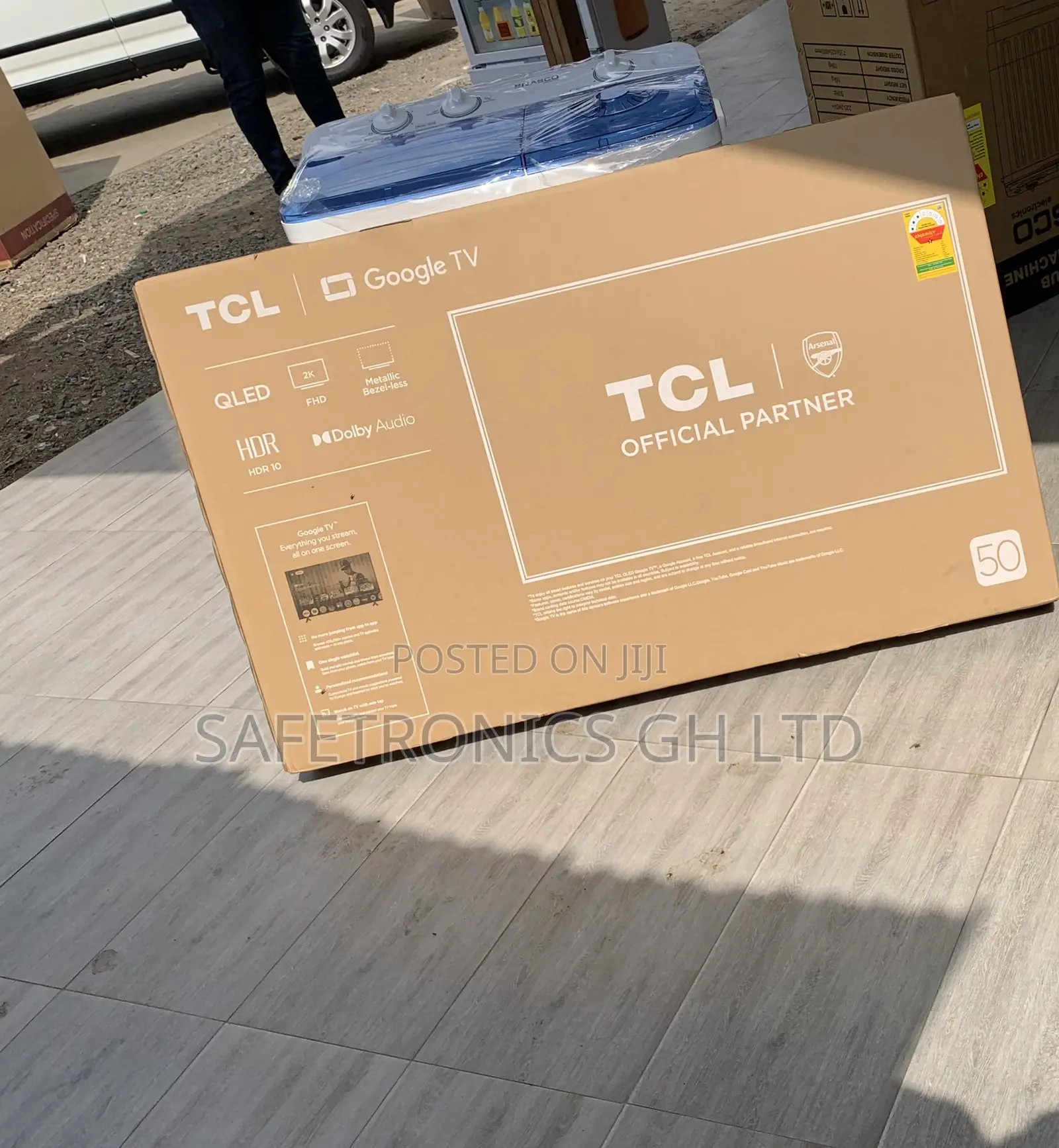 Choose Frameless TCL 50" OLED Smart Google TV 50C645