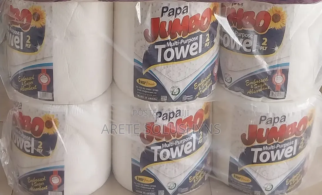 Papa Jumbo Kitchen Tissue 6rolls