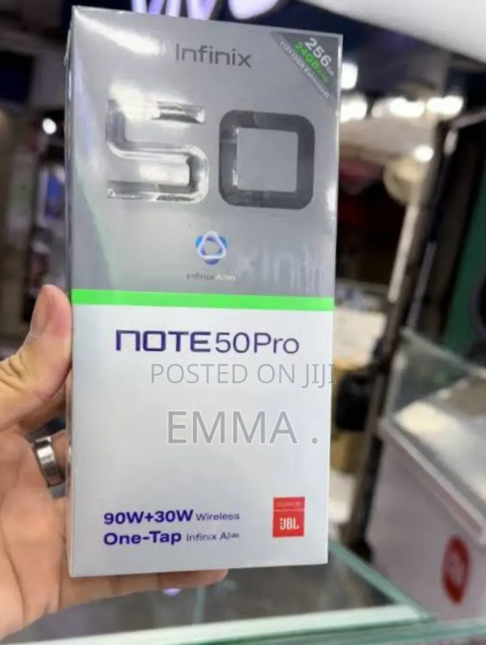 New Infinix Note 50 Pro 256 GB Black