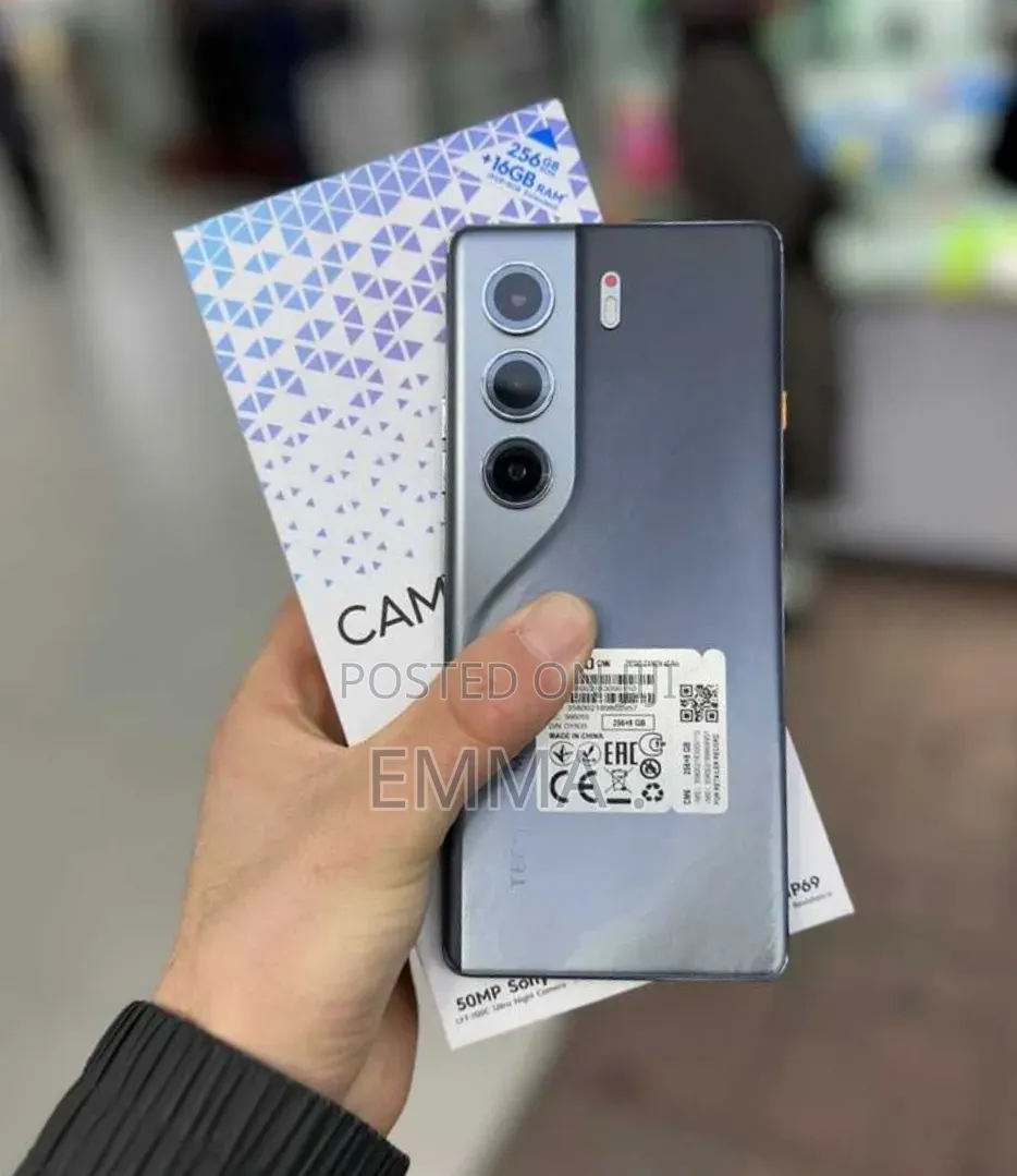 New Tecno Camon 40 Pro 4G 256 GB Black
