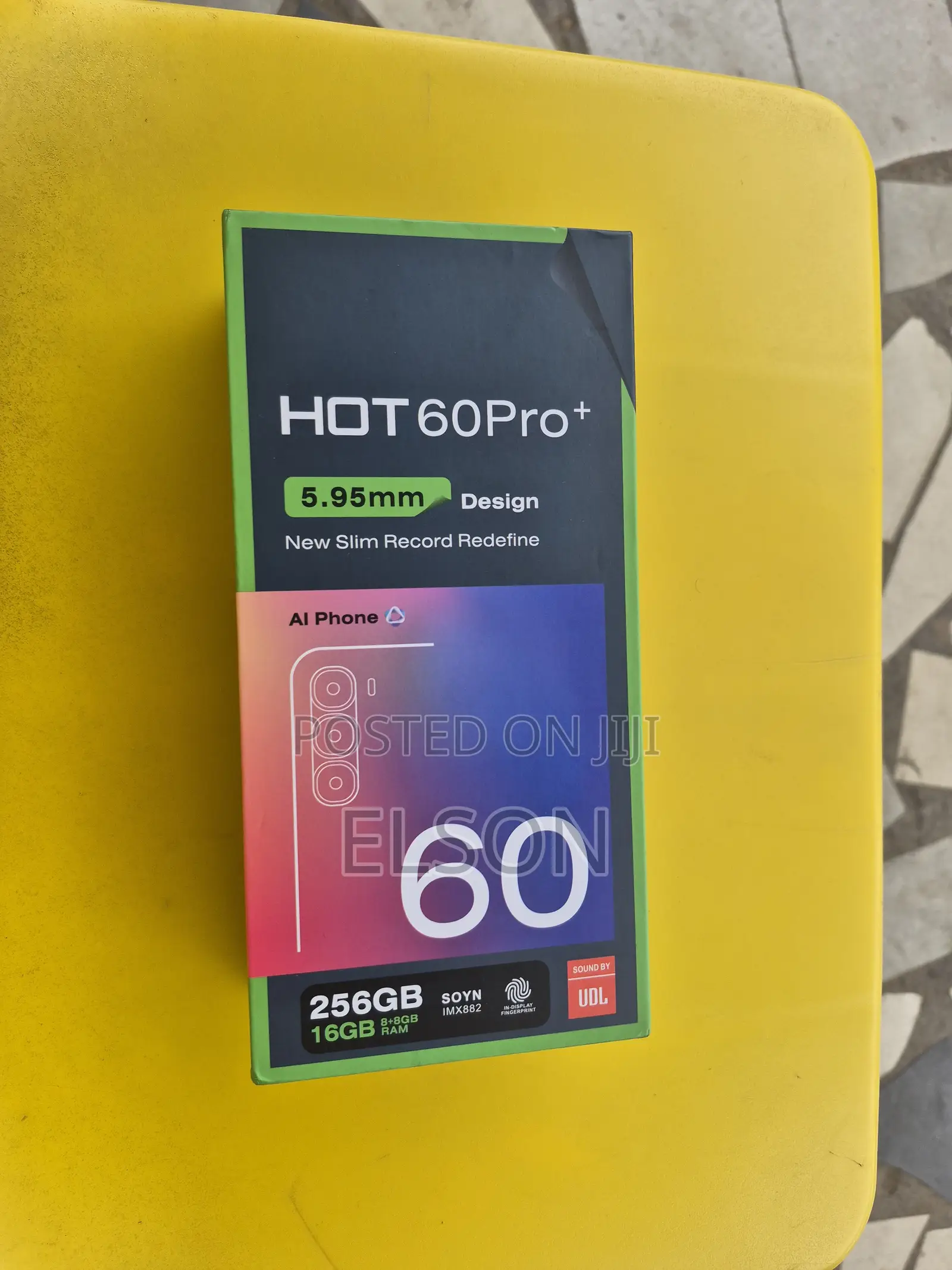 New Infinix Hot 60 Pro+ 256 GB Black