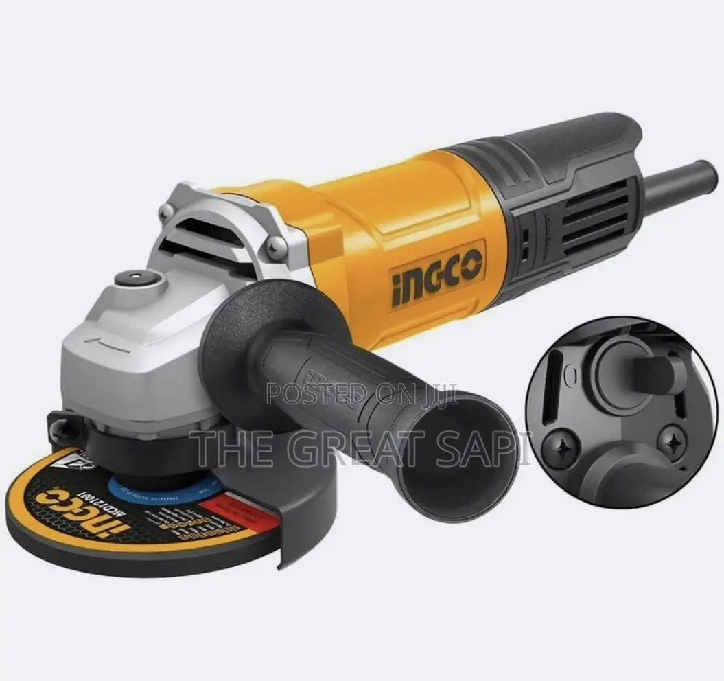 Ingco 5" (125mm) 1100W Angle Grinder With Auxiliary Handle – AG110028