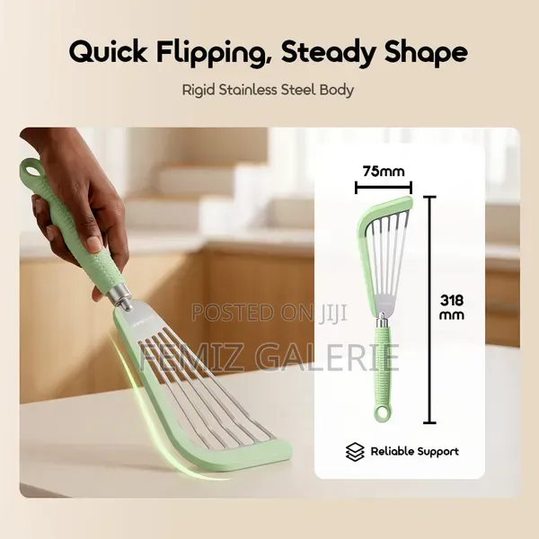 Oraimo OilFlow Easy-Flip Low-Oil Butterfly Spatula