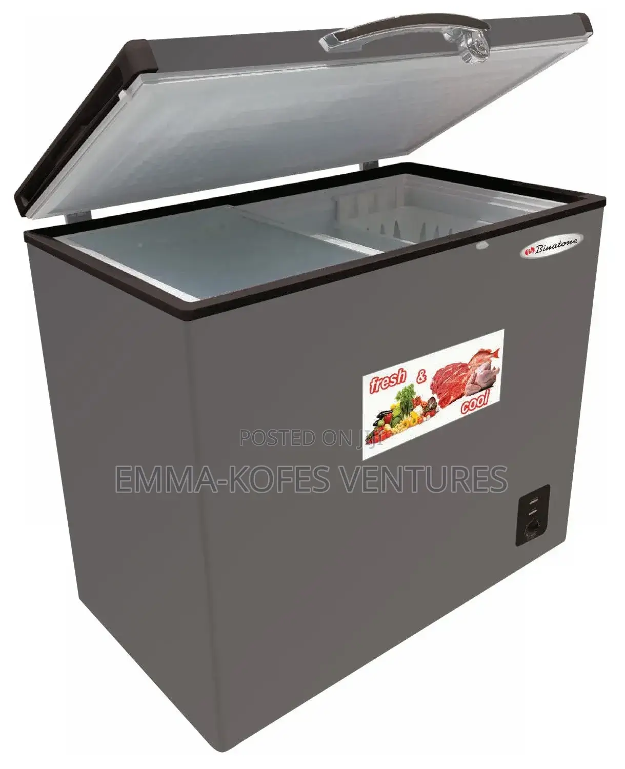 Binatone 157 Litres - CDF-175 Chest Freezer - Grey