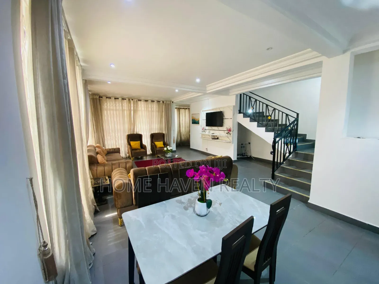 Furnished 3bdrm House in Roman Ridge, Police Station for rent