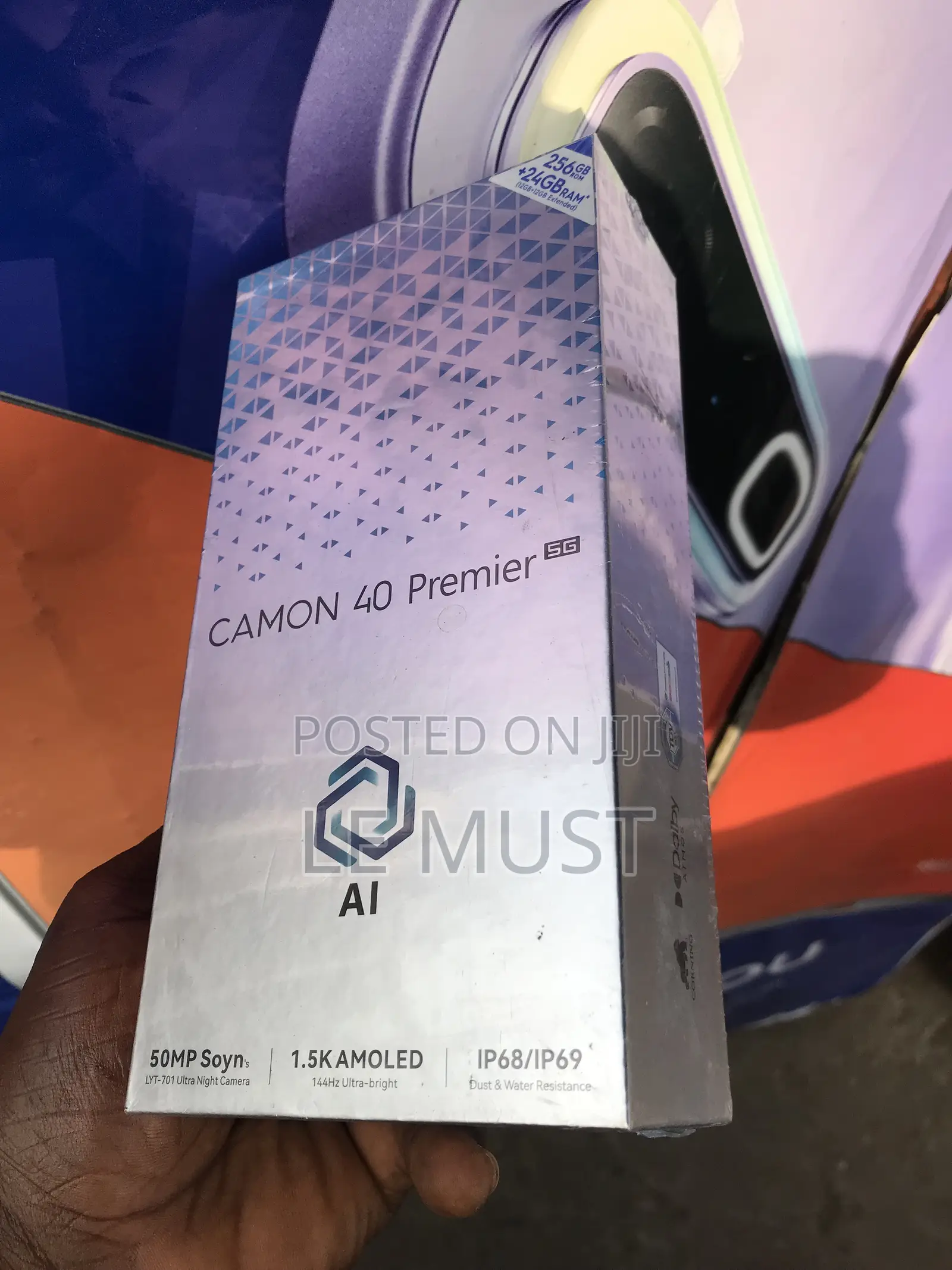 New Tecno Camon 40 Premier 256 GB Black
