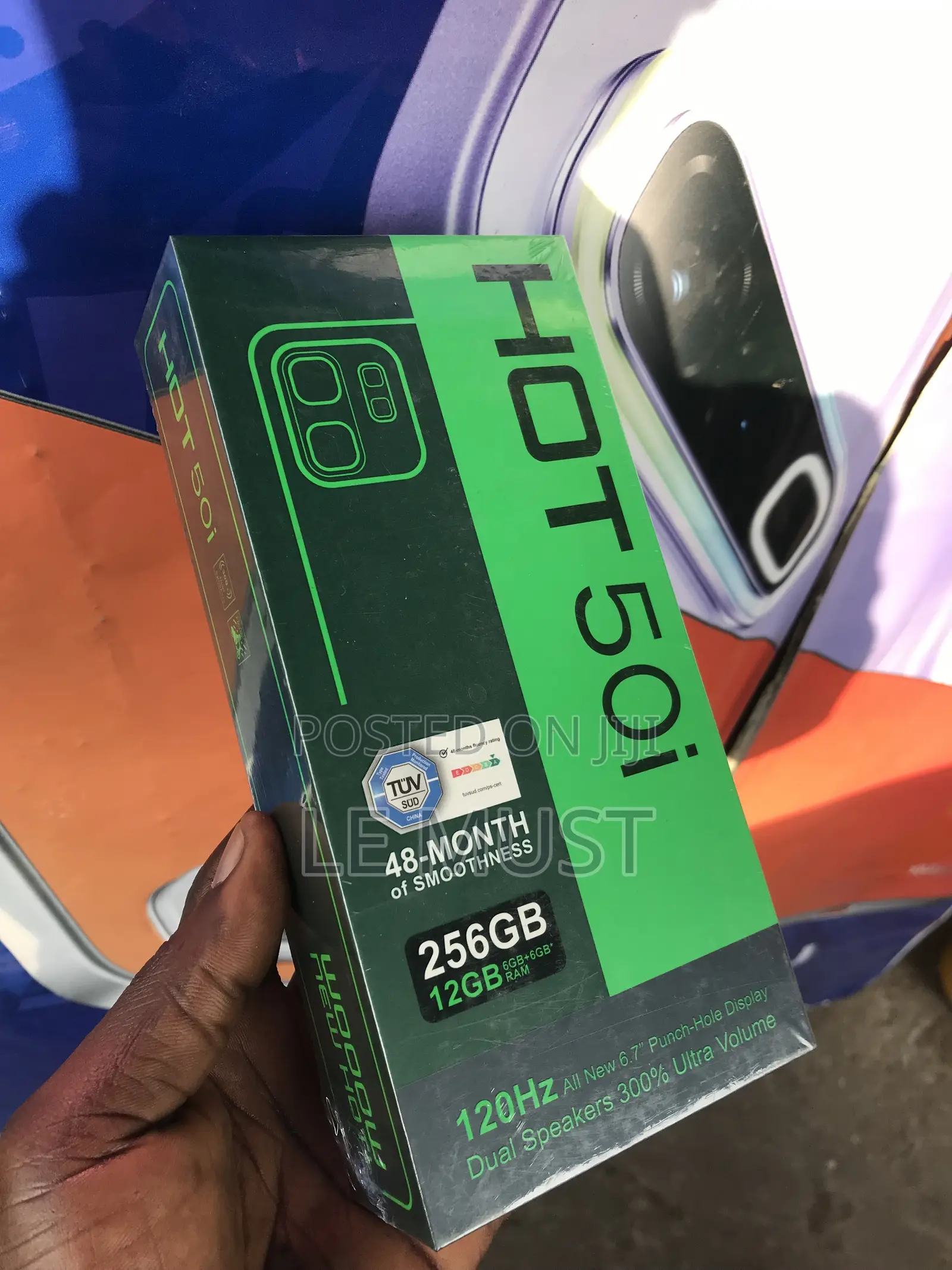 New Infinix Hot 50i 256 GB Blue